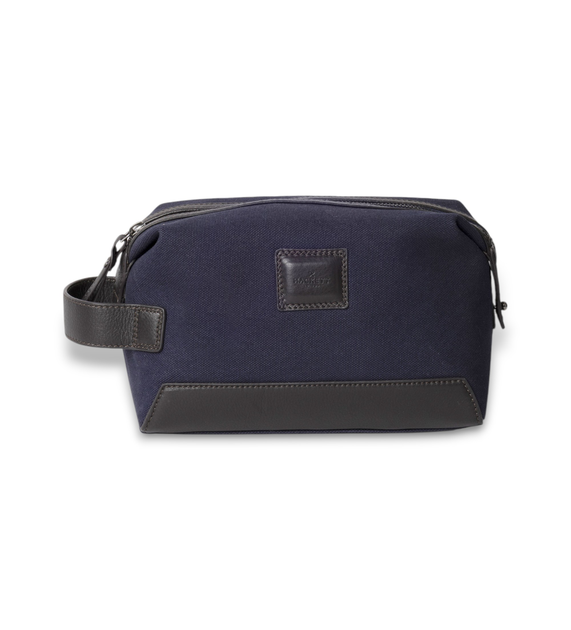 Hackett Londonvoor mannen. HM4100026 Wells marine toilettas (OSFA), Casual, Katoen, Marineblauw