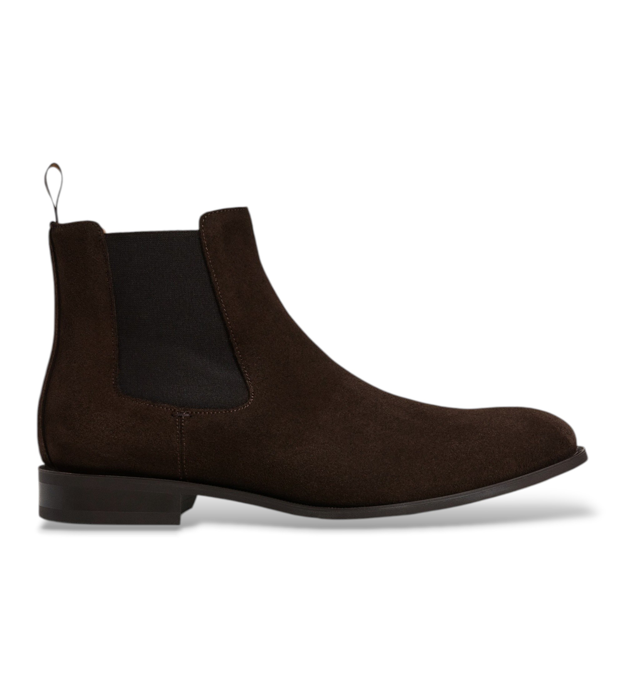 Hackett Londonvoor mannen. HMS200075 Bruine Woking Chelsea suède laarzen (40), Plat, Geen, Casual, Klassiek