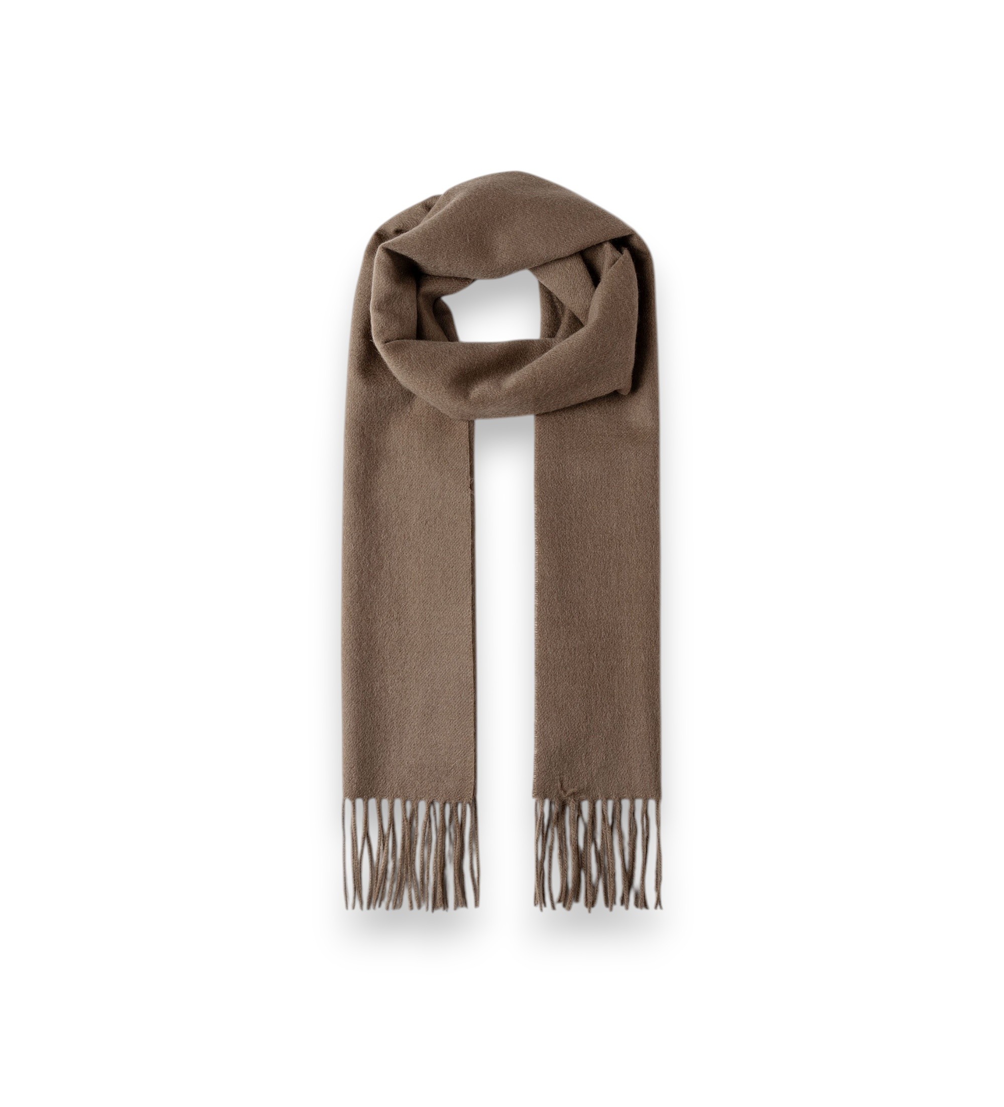 Hackett London für Herren. HM0400108 Solid Patch Cash Schal braun (OSFA), Lässig, Klassisch, Cachemir
