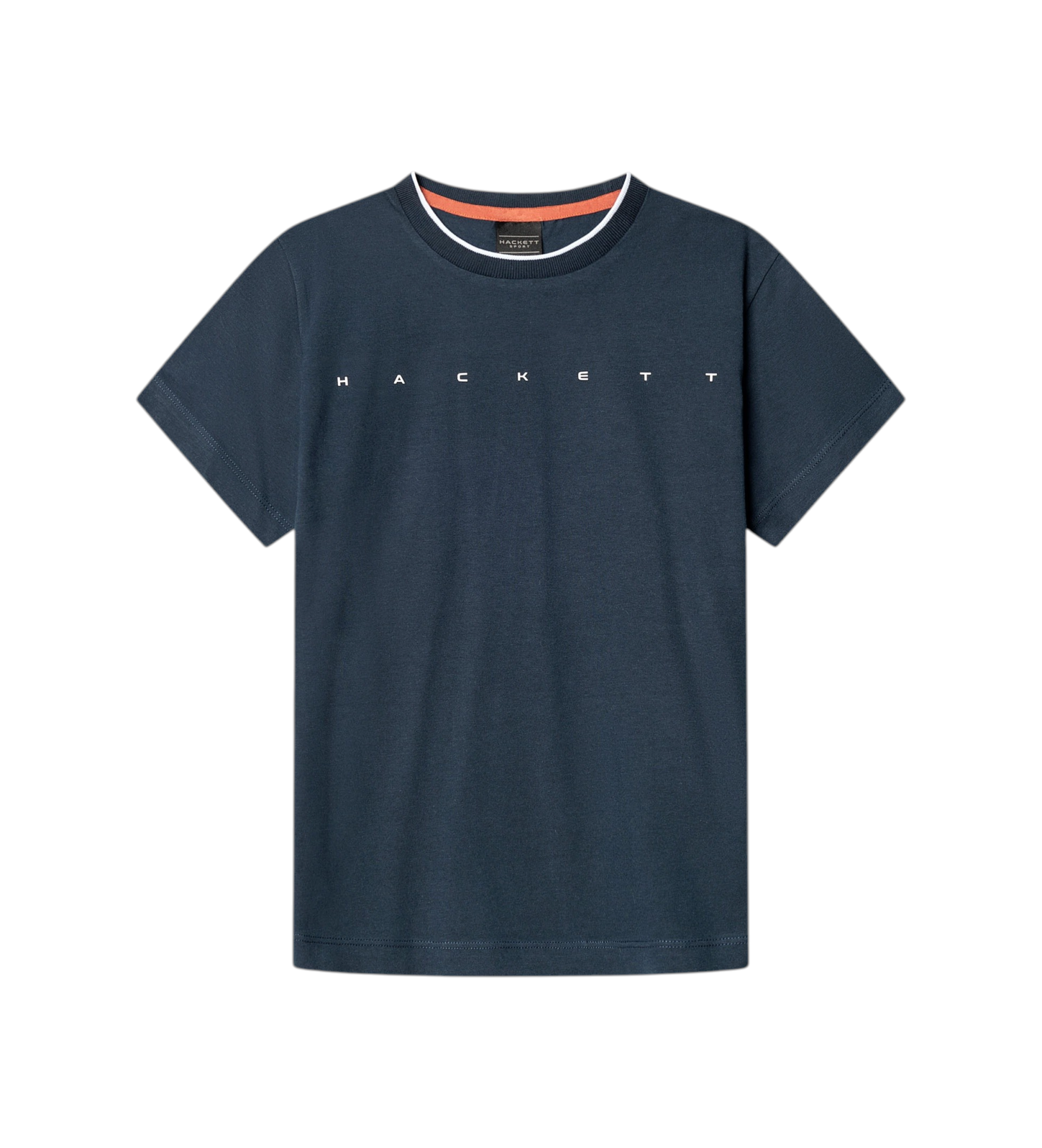 Hackett London für Jungen. HK5000063 Hs Essential T-Shirt marineblau (5años= 110cm), Lässig, Baumwolle, Kurzarm, Kinderbekleidung