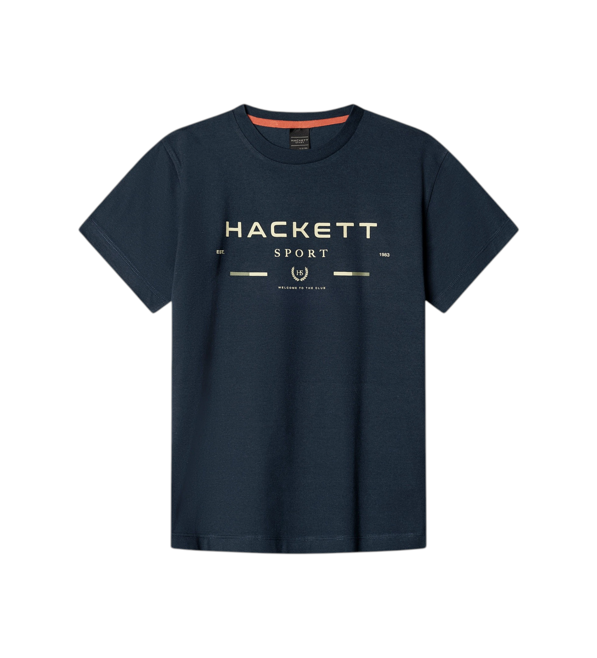 Hackett London für Jungen. HK5000065 Hs Legacy T-Shirt marineblau (3años= 98cm), Lässig, Baumwolle, Kurzarm, Kinderbekleidung