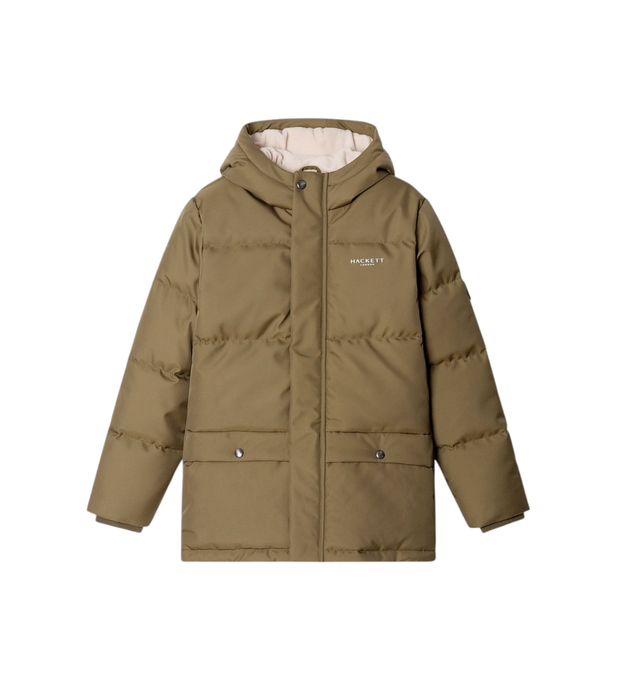 Hackett Londonvoor jongens. HK4000027 Olijfgroen Arctic Puffa jack (9Años= 134cm), Casual, Polyester, kinderkleding