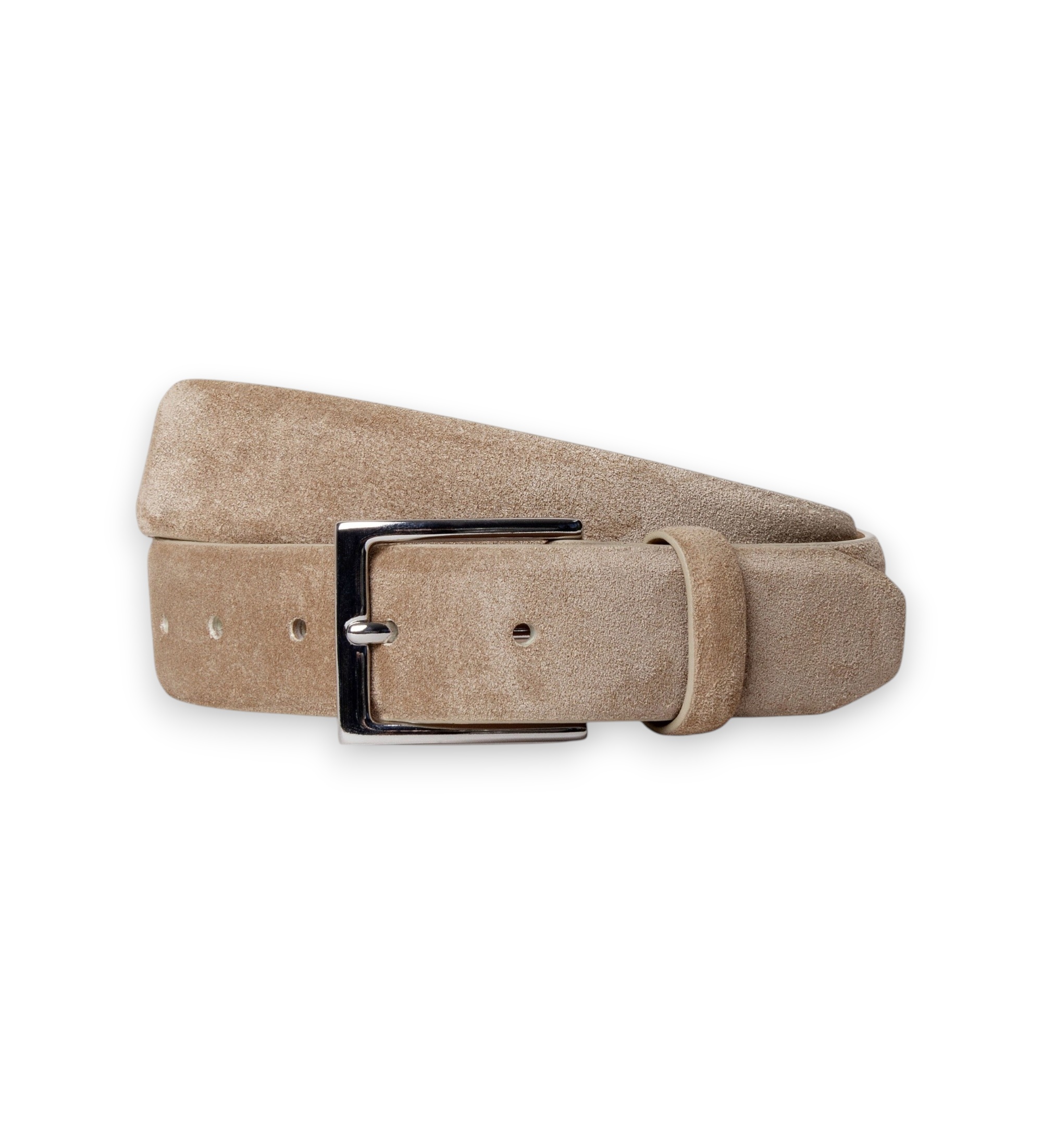 Hackett Londonvoor mannen. HM4100070 Beige leren riem Edge (32), Casual, Klassiek