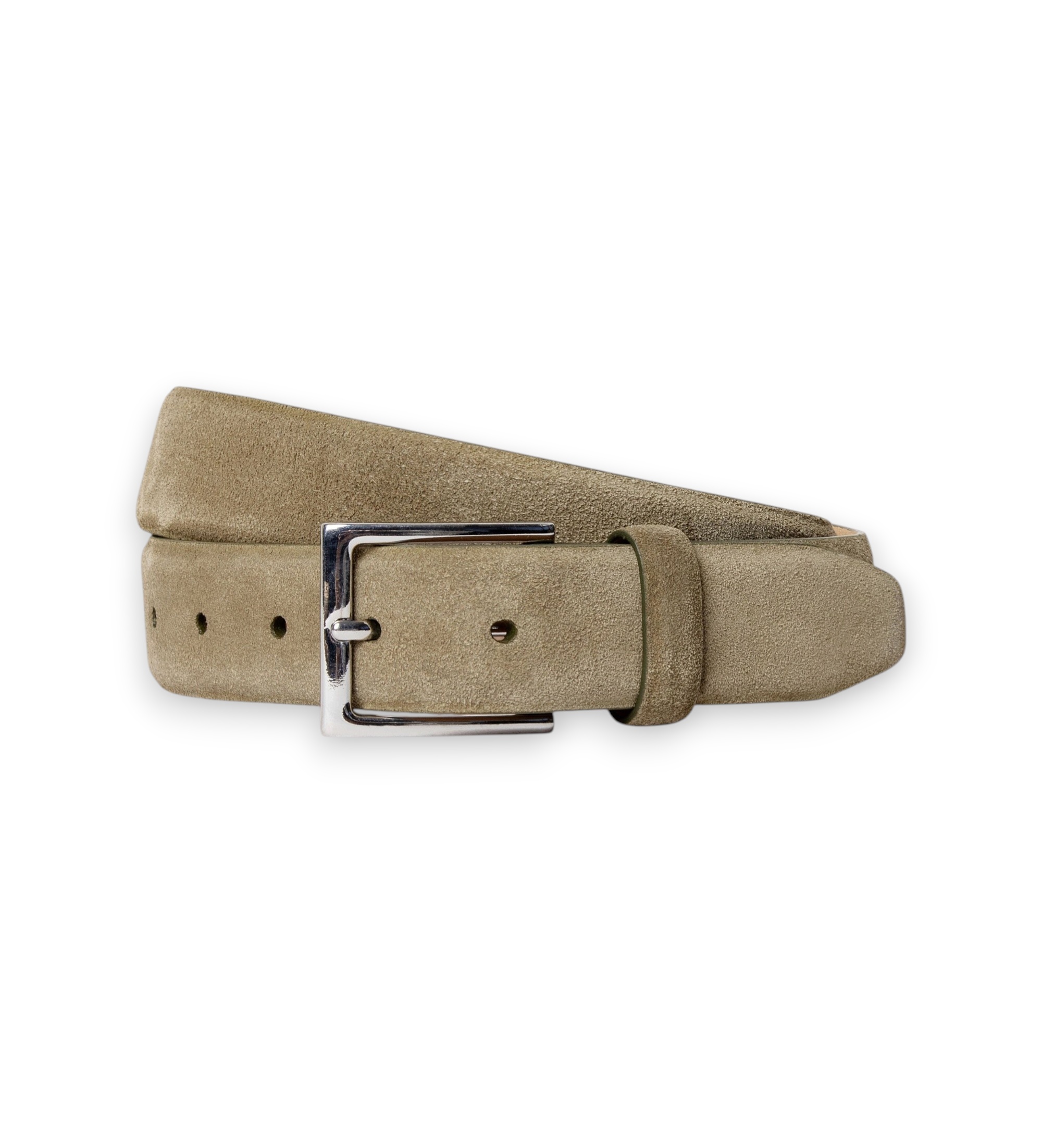 Hackett Londonvoor mannen. HM4100070 Riem van leer Feather Edge beige (38), Casual, Klassiek