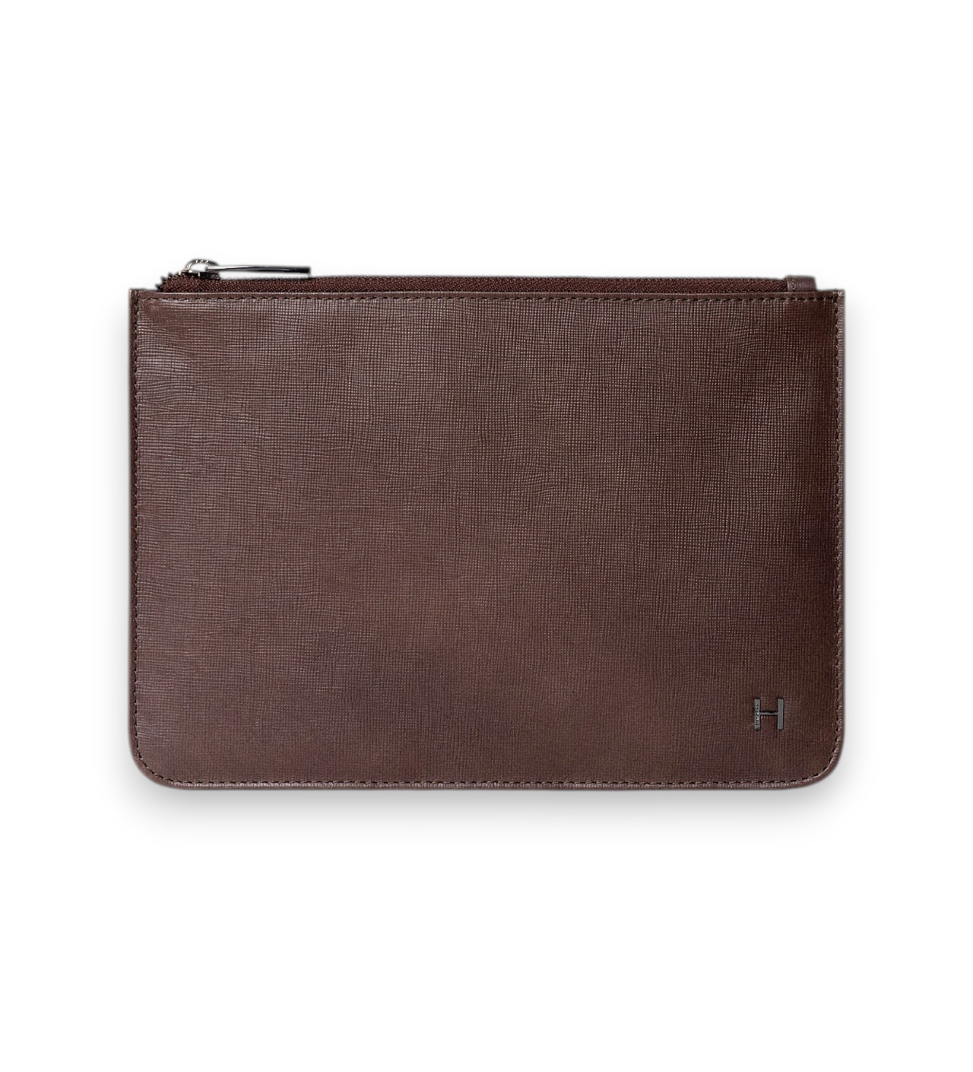 Hackett London für Herren. HM4100085 Mehrzweck-Handtasche aus braunem Leder (OSFA), Lässig, Klassisch