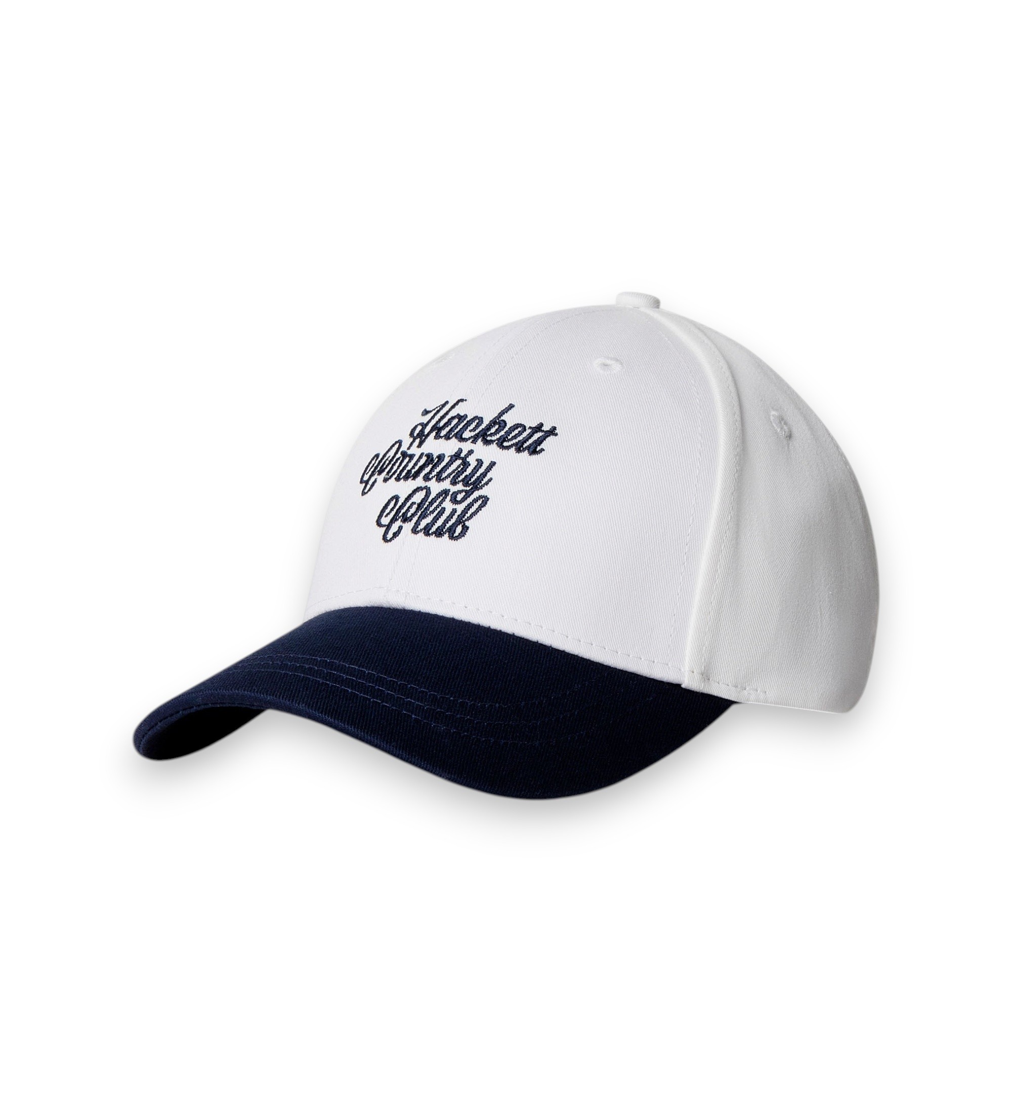 Hackett London für Jungen. HK0000011 Country Club Kappe weiß (OSFA), Lässig, Baumwolle, Kinderbekleidung