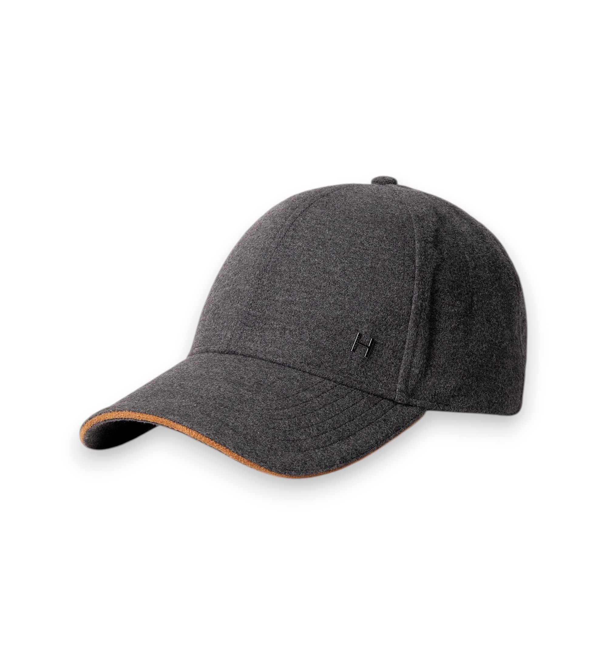 Hackett London für Herren. HM0400101 Flannel-Cap in Grau (OSFA), Lässig, Wolle