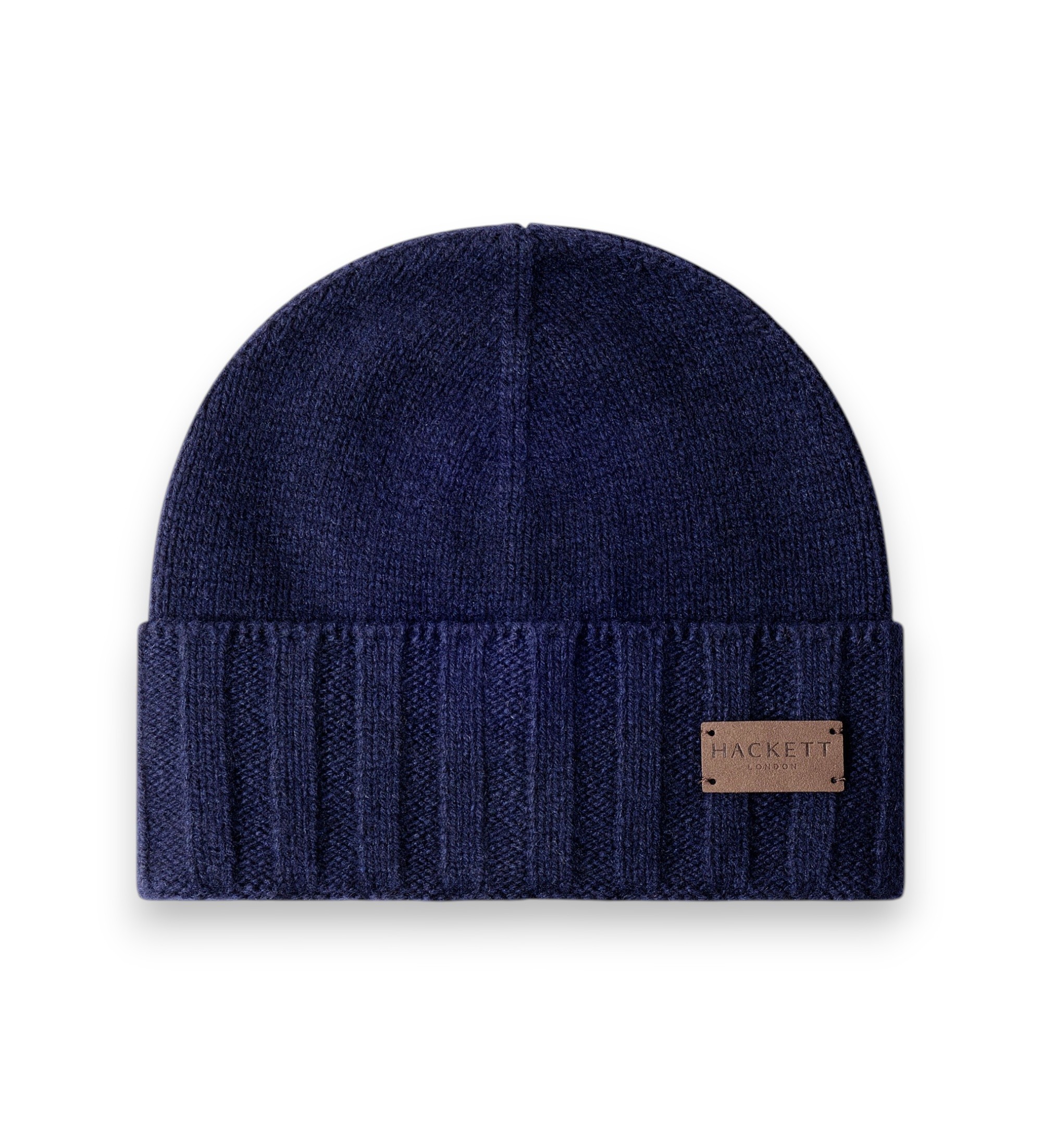 Hackett London für Herren. HM0400107 Kaschmirmütze marineblau (OSFA), Lässig, Cachemir