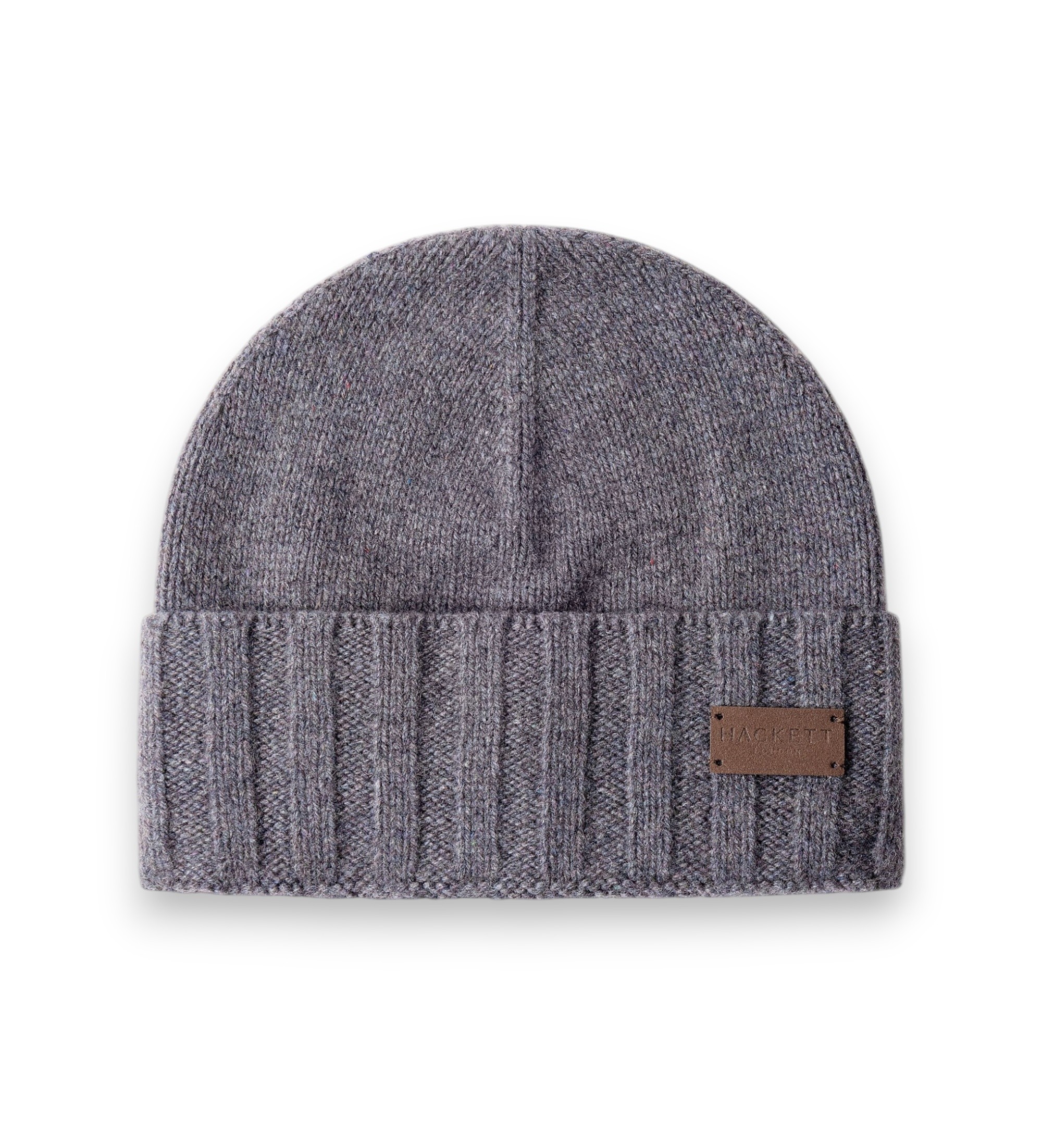 Hackett London für Herren. HM0400107 Cashmere-Mütze grau (OSFA), Lässig, Cachemir