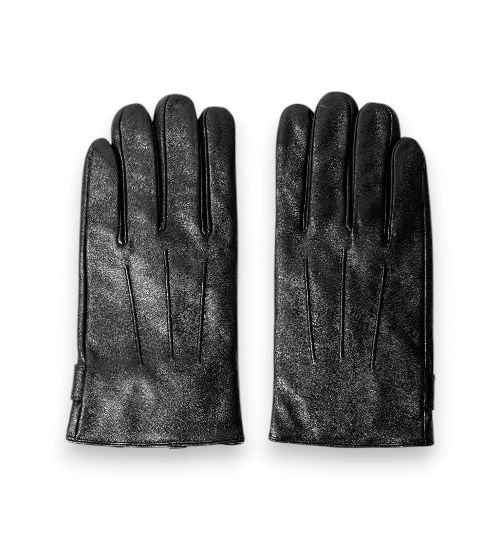 Hackett London für Herren. HM0400132 Commuter Touch Lederhandschuhe, schwarz (M), Lässig, Klassisch