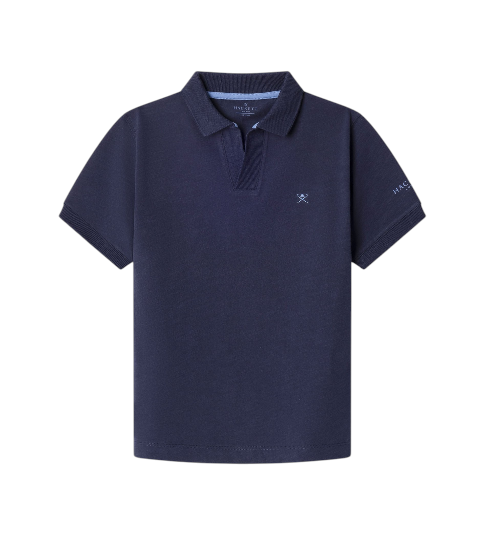 Hackett London für Jungen. HK5600014 Polo Johnny Kragen navy (7años= 122cm), Lässig, Grün, Baumwolle, Kurzarm, Kinderbekleidung