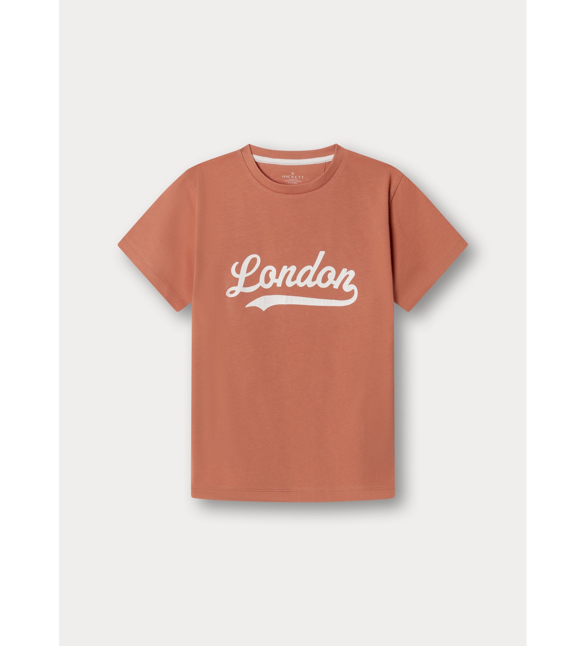 Hackett London für Jungen. HK5000045 London Tee orange (K02), Lässig, Gelb, Baumwolle, Kurzarm, Kinderbekleidung