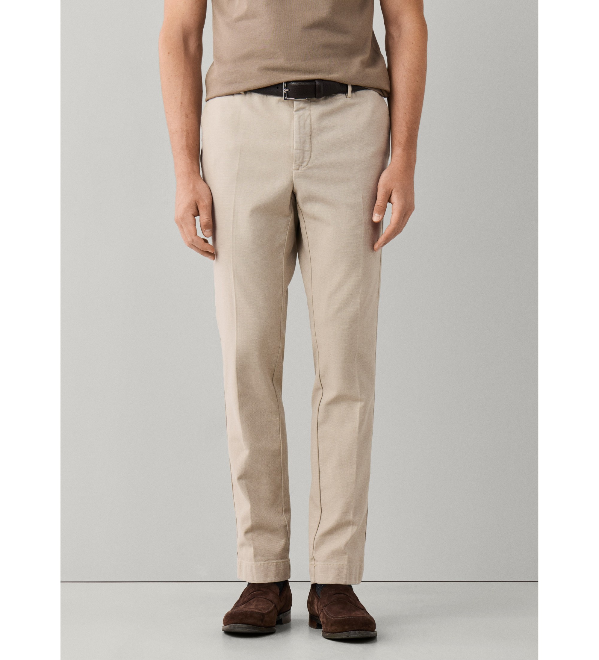 Hackett London für Herren. HM2100188 Hose ?Devon Texture? in Beige (31/30), Lässig, Baumwolle, Klassisch