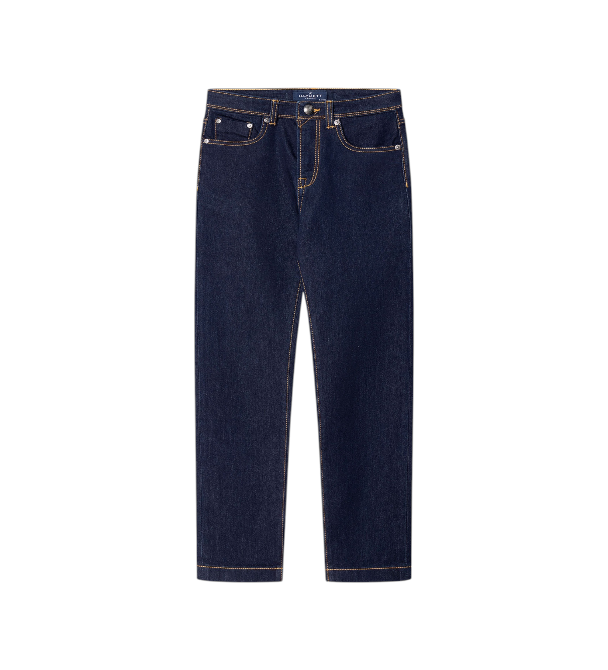 Hackett London für Jungen. HK2100022 Jeans Regular Fit Raw Denim marineblau (7Años= 122cm), Lässig, Recycelte Baumwolle, Kinderbekleidung