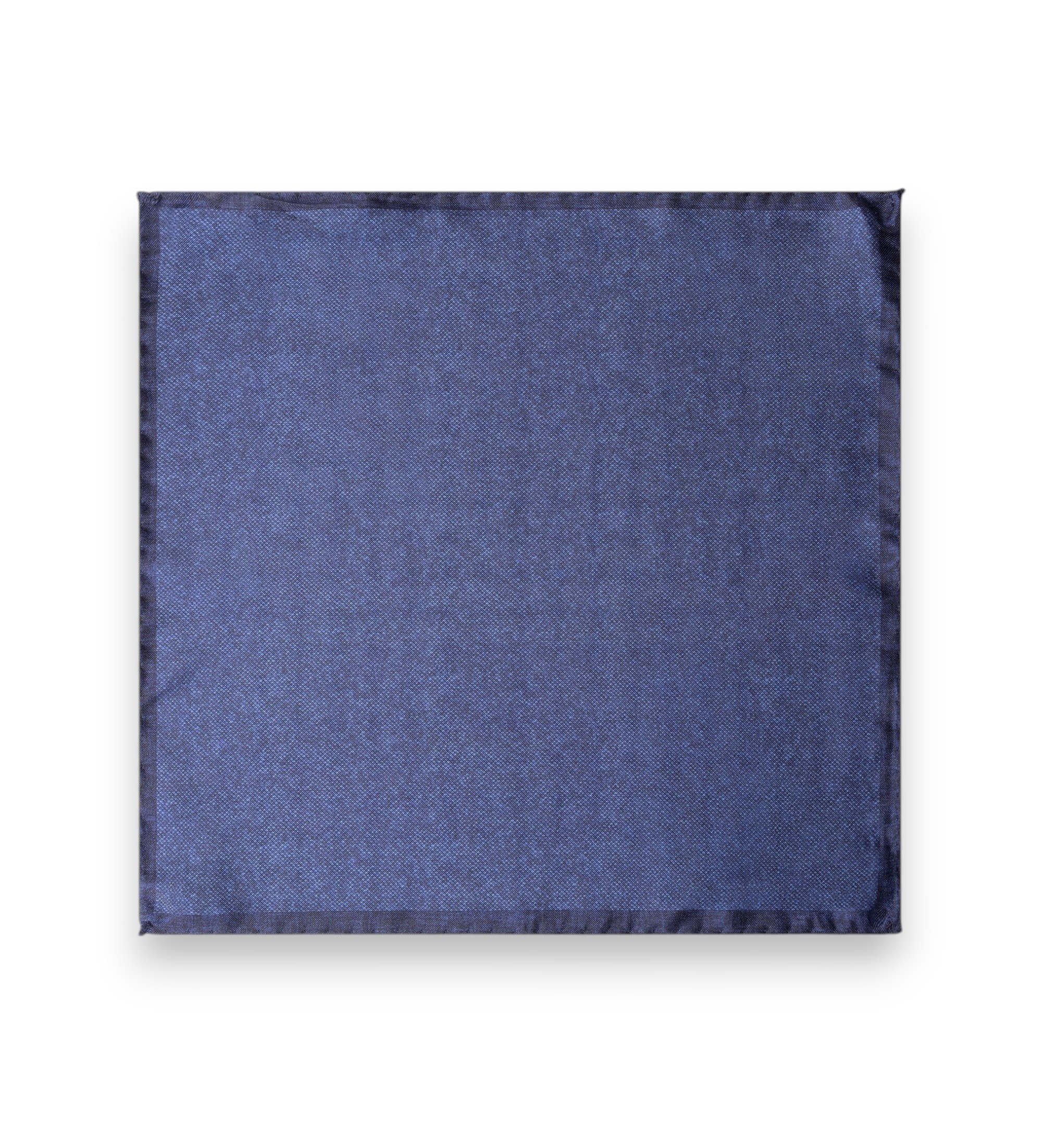 Hackett London für Herren. HM0100060 Marineblaues Einstecktuch mit Struktur (OSFA), Lässig, Seide, Klassisch