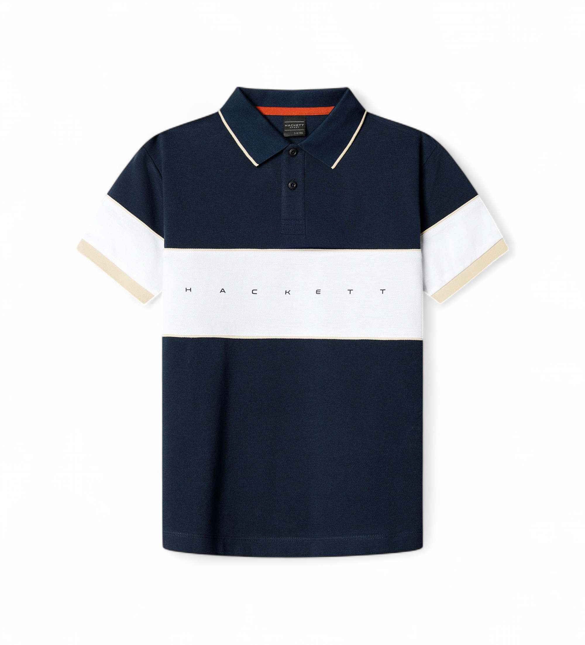 Hackett London für Jungen. HK5600036 Polo Hs Multi marineblau (3Años= 97cm), Lässig, Baumwolle, Kurzarm, Kinderbekleidung