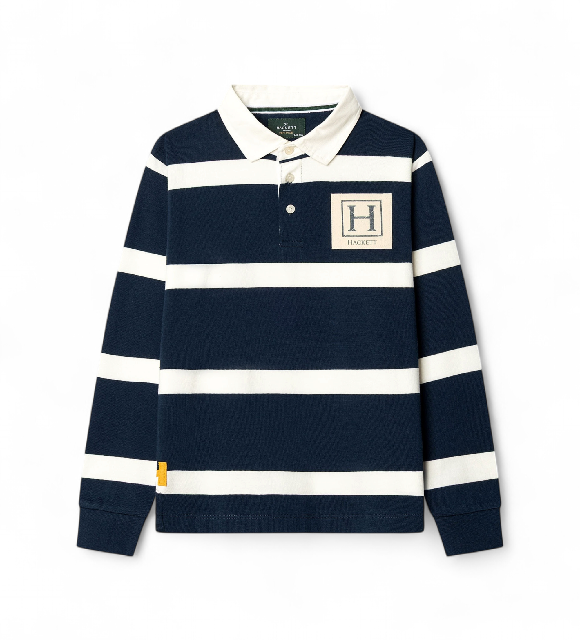 Hackett London für Jungen. HK5700008 Polo Rugby Marine (3Años= 97cm), Lässig, Baumwolle, Langarm, Kinderbekleidung