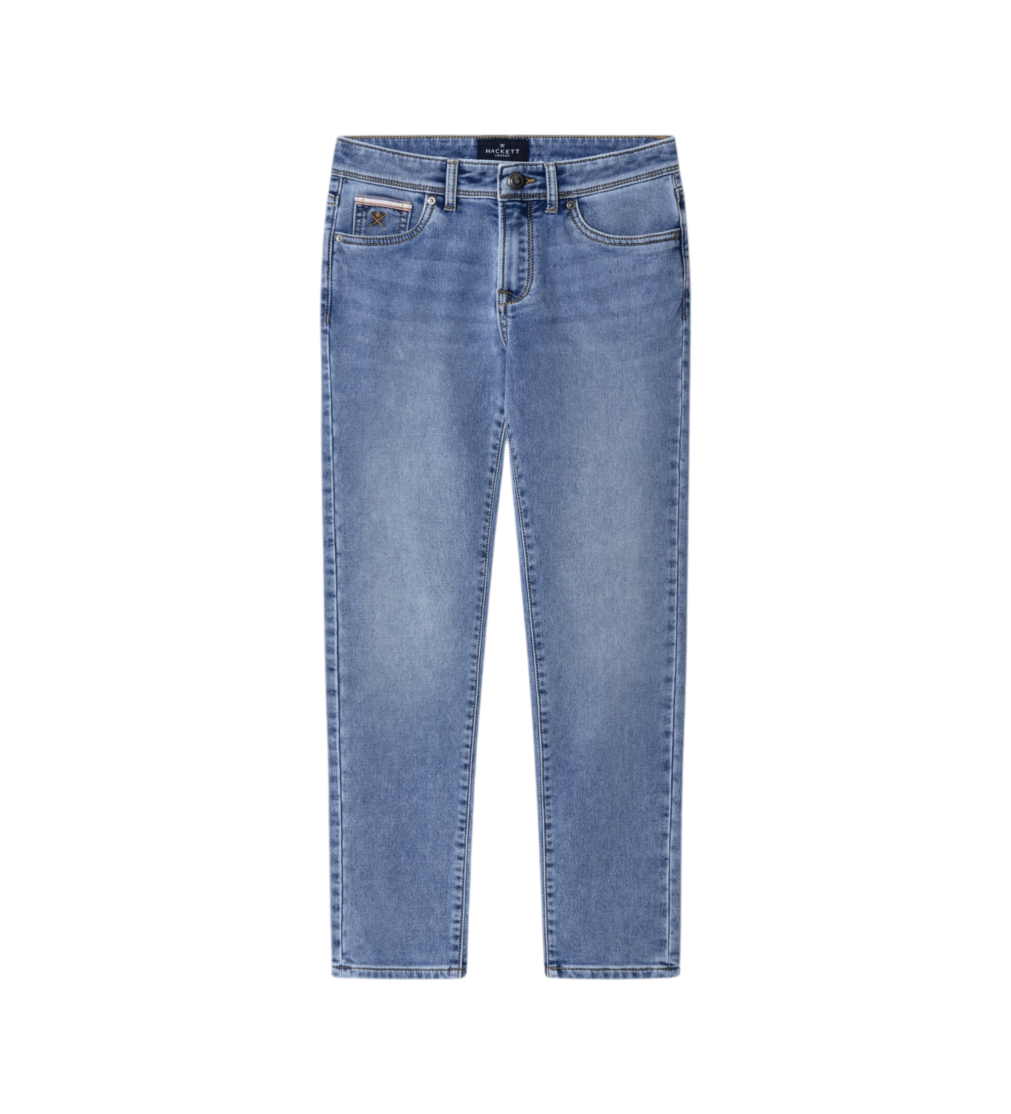 Hackett London für Jungen. HK2100010 Jeans Regular fit blau (11años= 146cm), Lässig, Baumwolle, Synthetisch, Denim, Kinderbekleidung