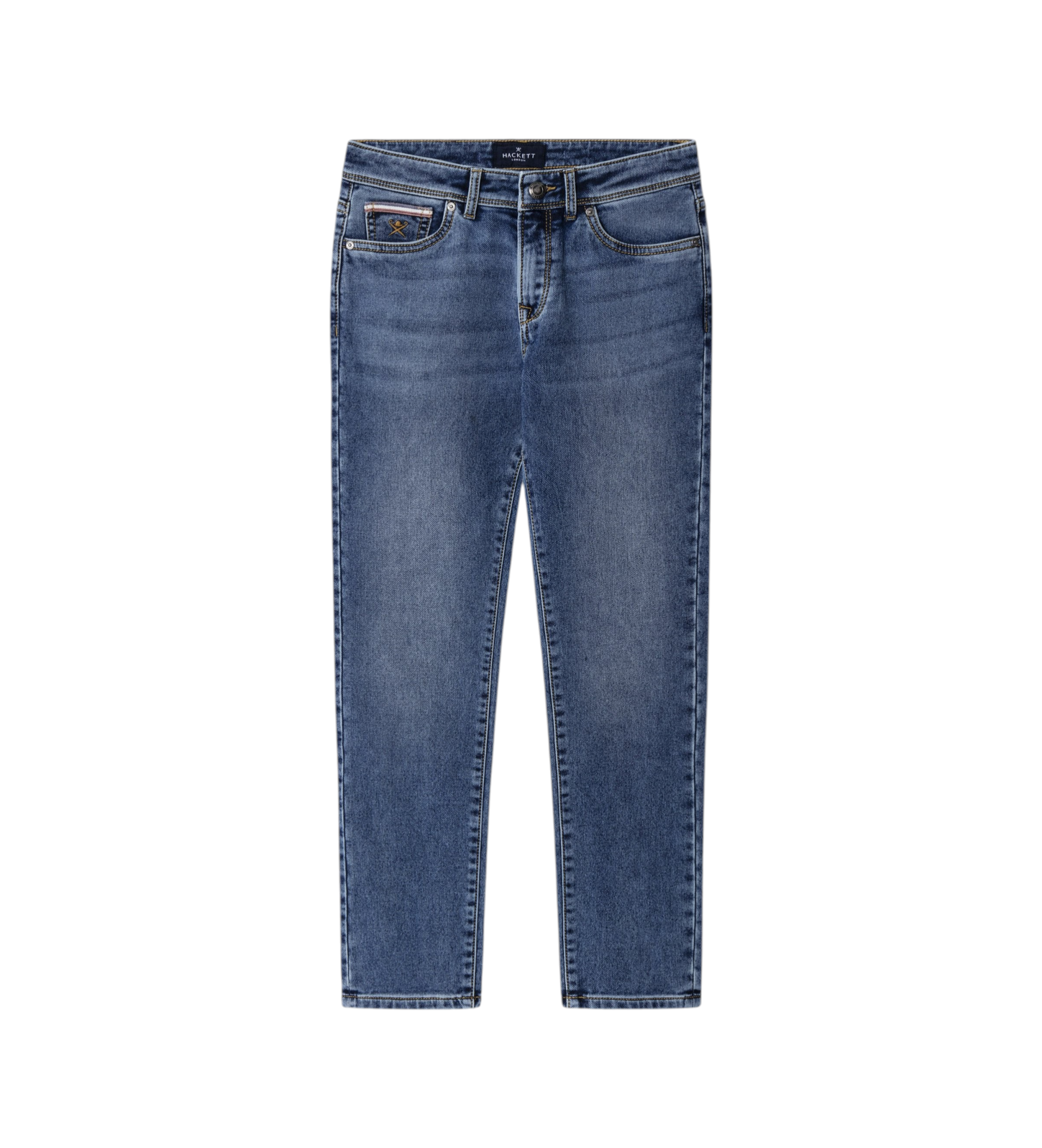 Hackett London für Jungen. HK2100011 Jeans Regular Fit Vintage blau (3 años = 97 cm), Lässig, Baumwolle, Denim, Kinderbekleidung