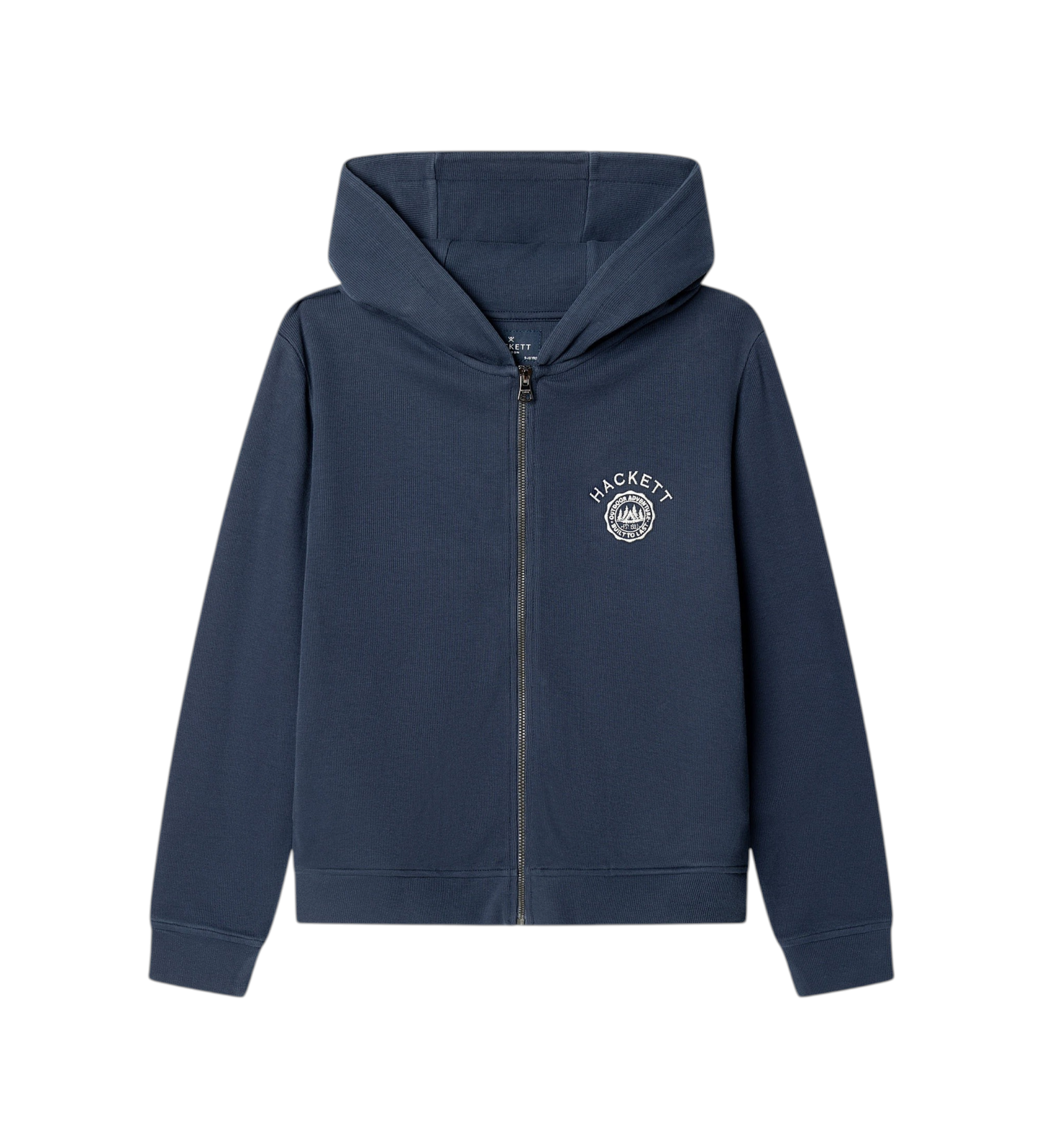 Hackett London für Jungen. HK5800063 Kapuzen-Sweatshirt Rib Jersey Hdy marineblau (3años= 98cm), Lässig, Baumwolle, Kinderbekleidung