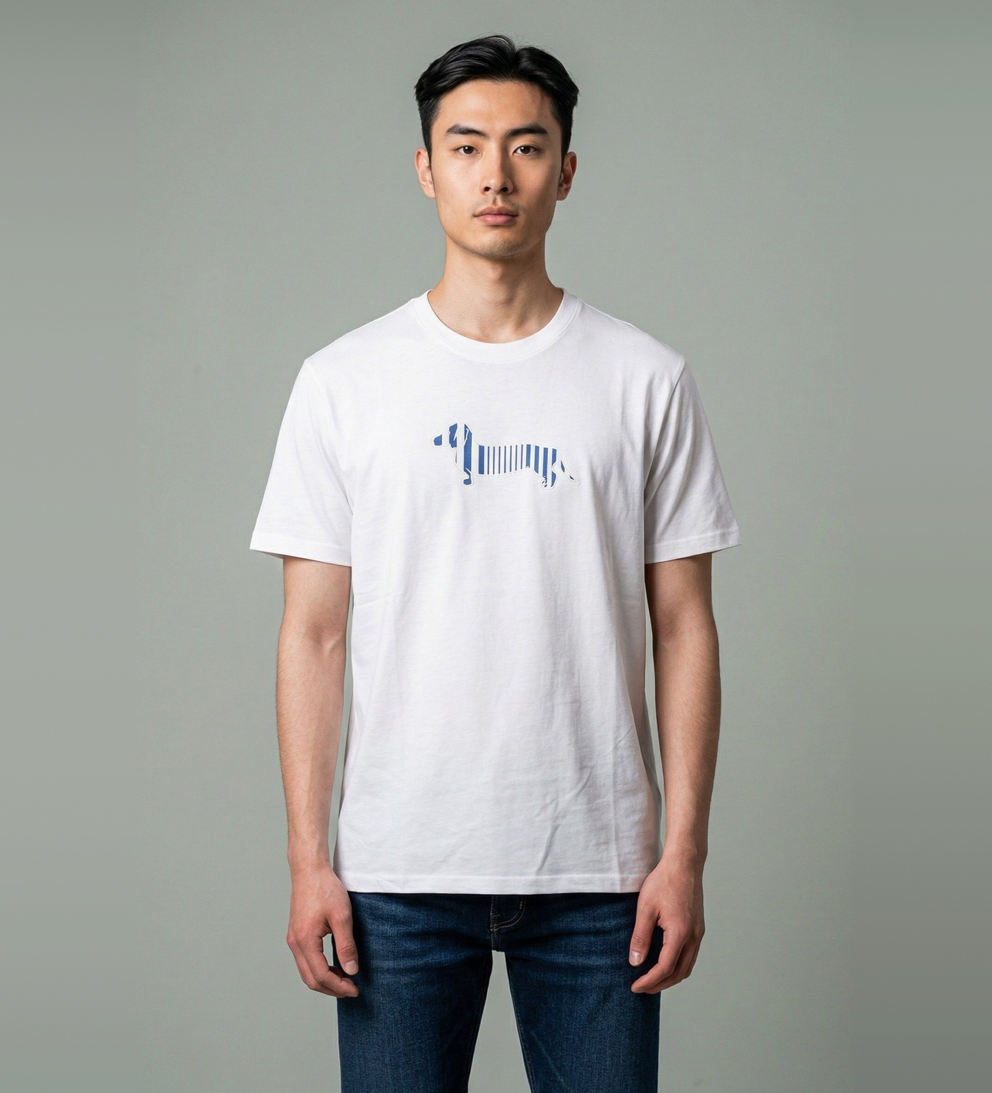Harmont & Blaine für Herren. IRQ403021055R Weißes Logo-T-Shirt (L), Lässig, Baumwolle, Kurzarm