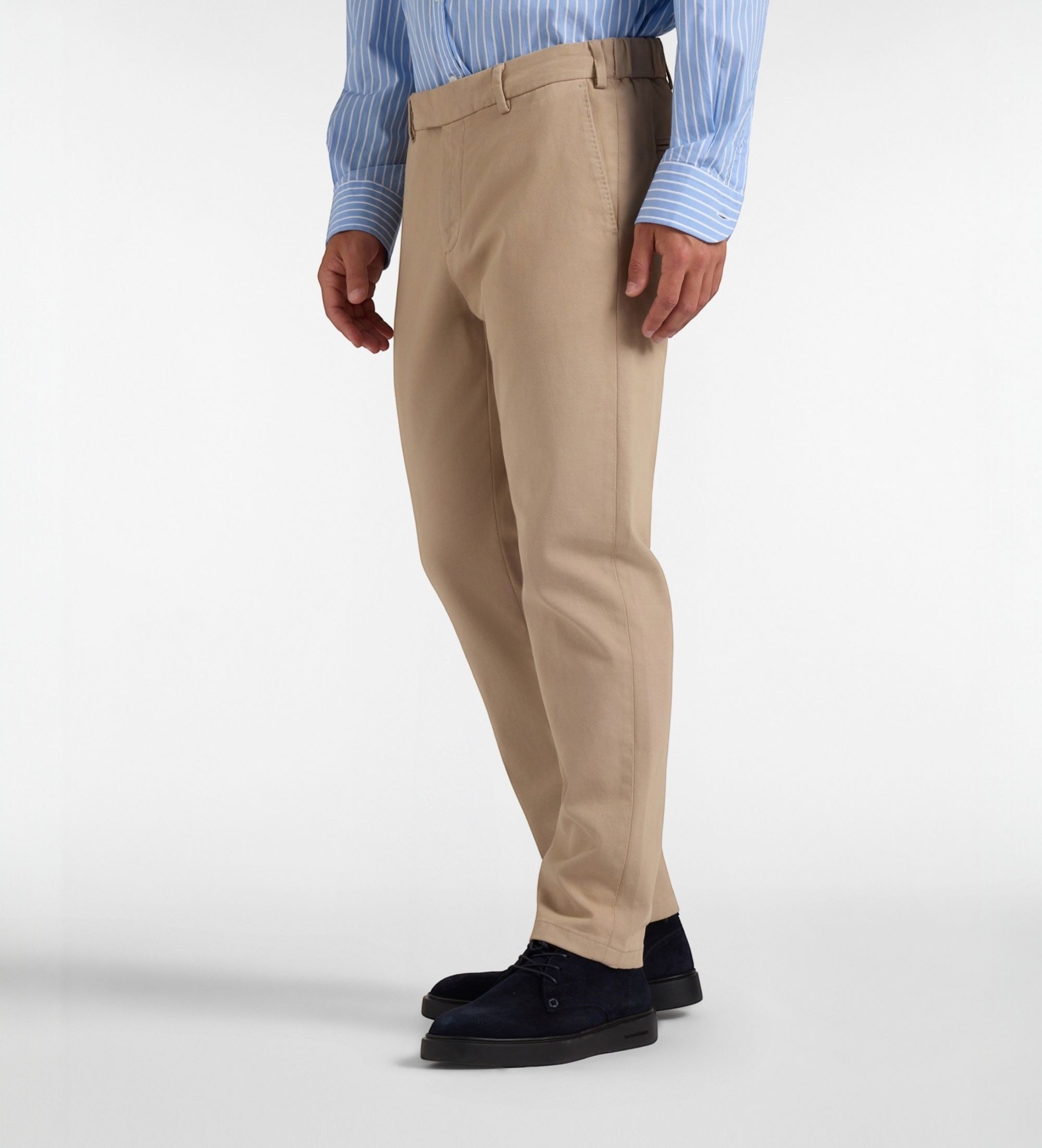 Harmont & Blaine für Herren. WDR391053516 Jogger-Hose meliert, taupe (52), Sportlich, Grau, Baumwolle
