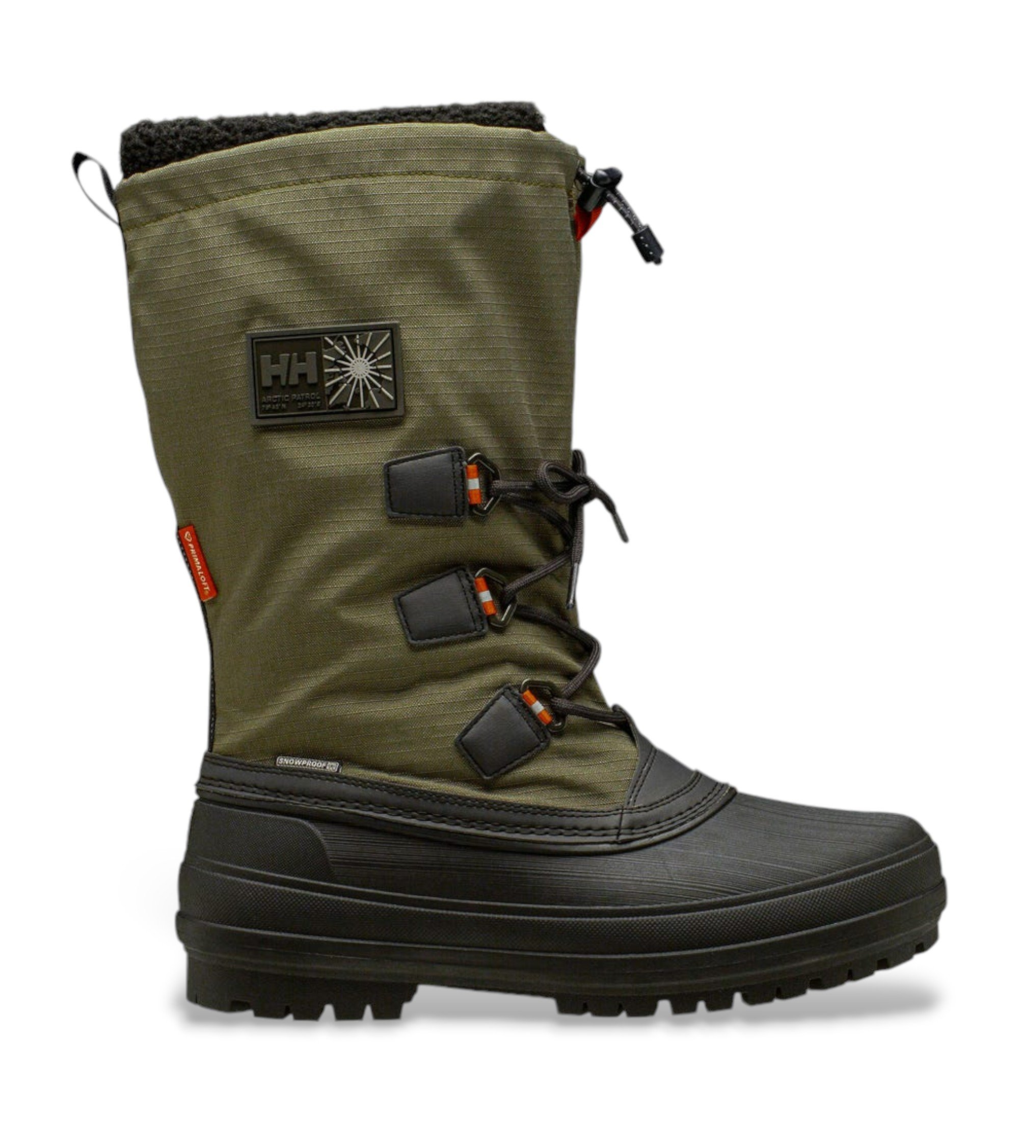 Helly Hansenvoor mannen. 11768 Arctic Patrol laarzen groen (41), Leer, Plat, Veters, Casual