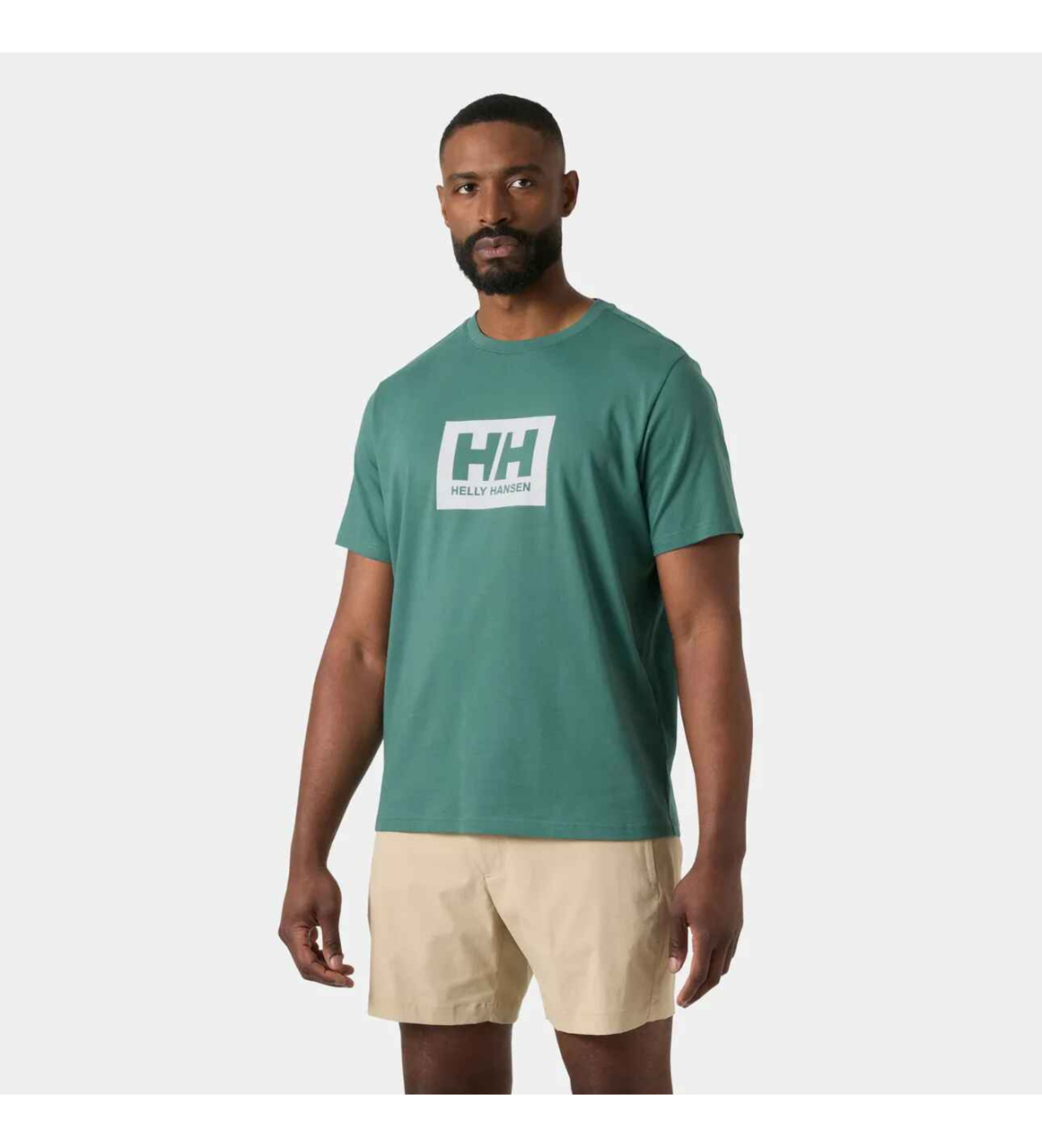 Helly Hansen für Herren. 54597 T-shirt Box T 2.0 grün (S), Lässig, Sportlich, Multisport, Kurzarm