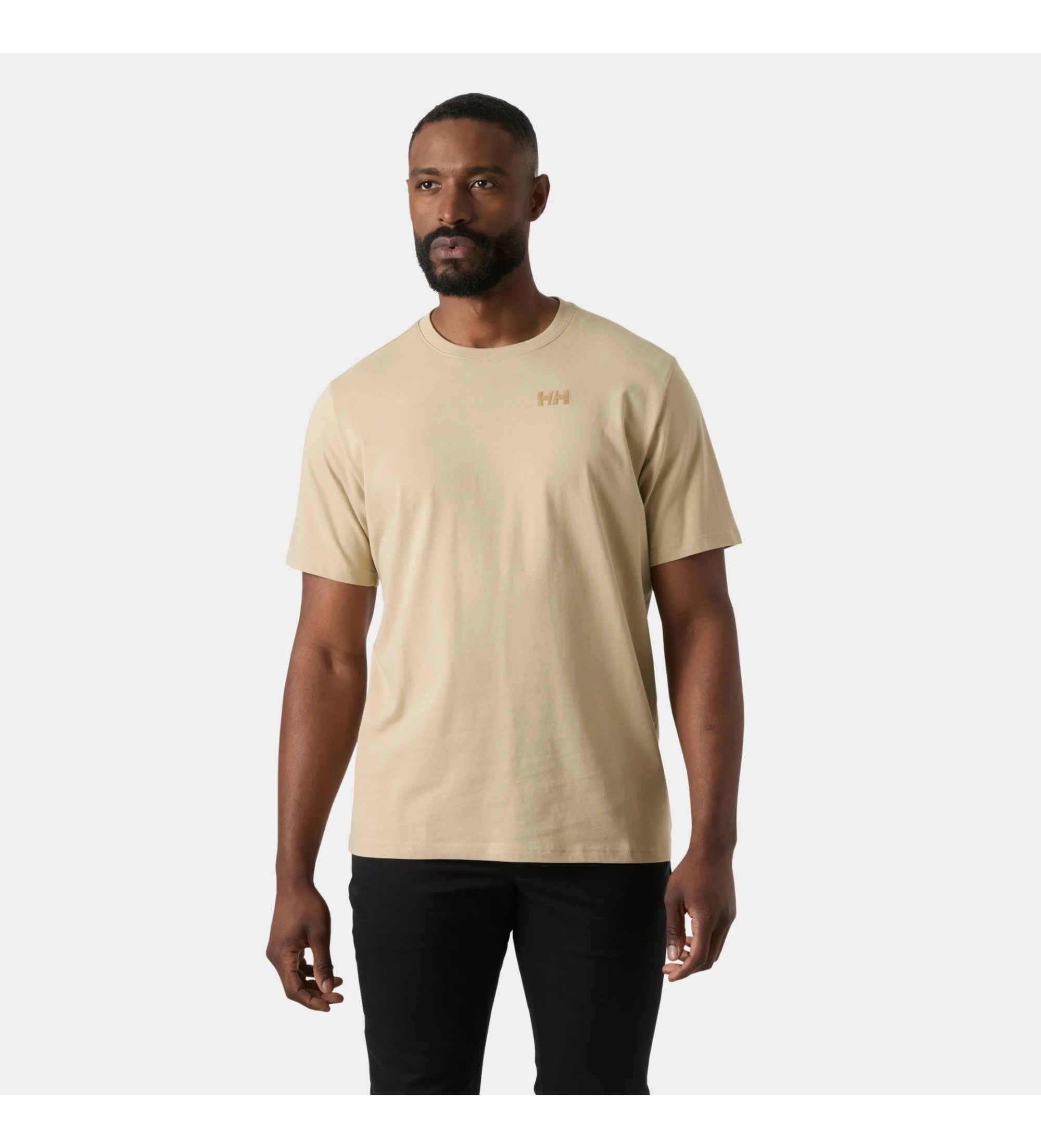 Helly Hansen für Herren. 54599 Core Graphic T 2.0 T-shirt beige (M), Lässig, Baumwolle, Kurzarm