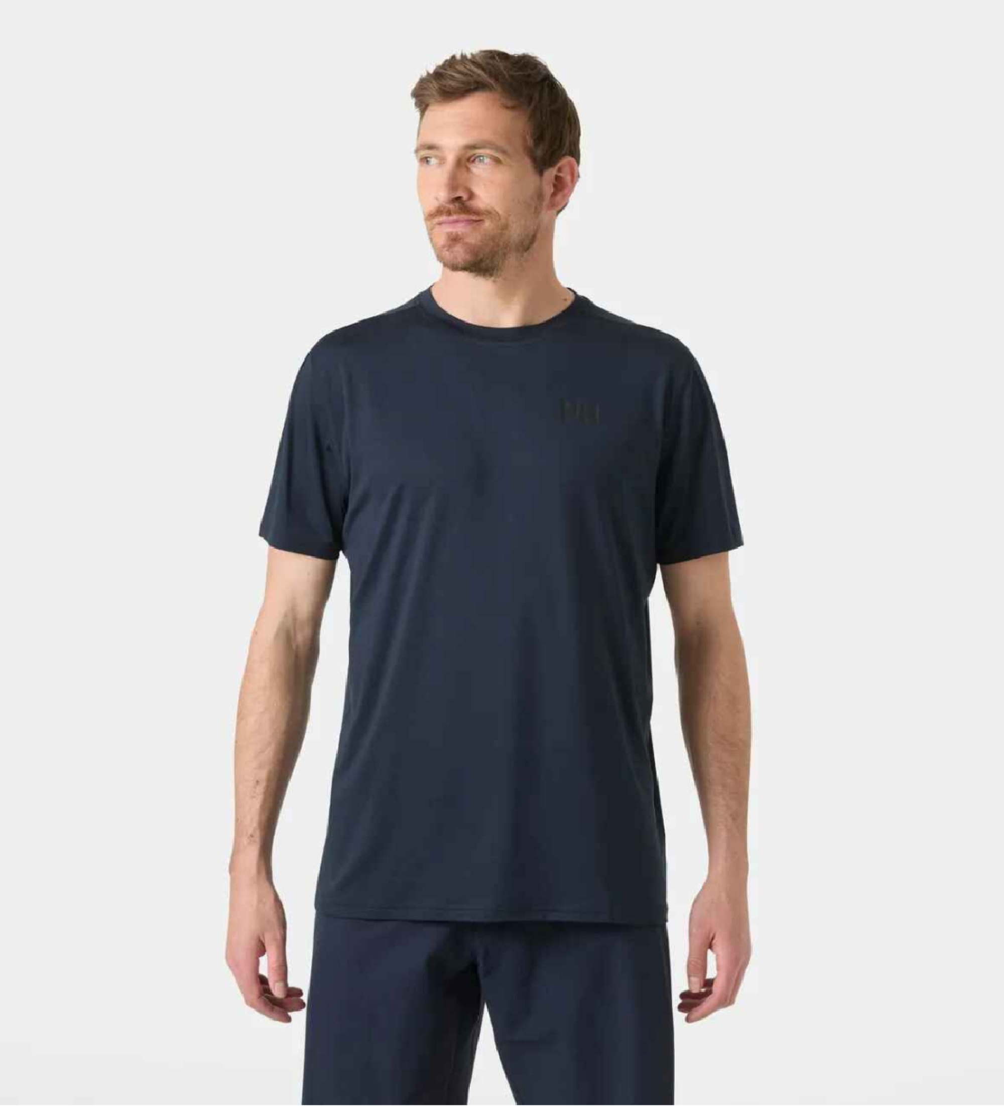 Helly Hansen für Herren. 34580 Hp Ocean T-shirt navy (S), Lässig, Kurzarm, Recyceltes Polyester, Nachhaltig, Marine