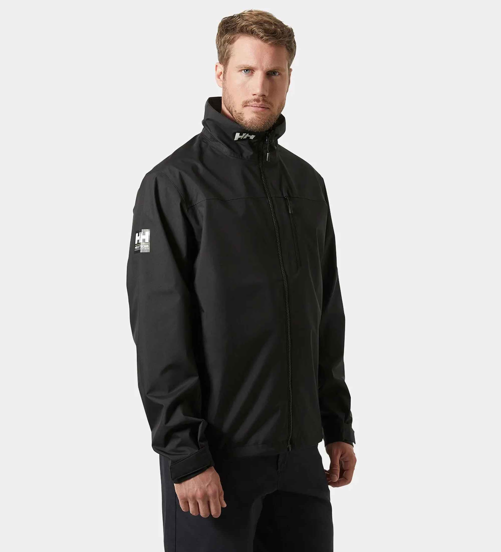 Helly Hansenvoor mannen. 34445 Crew Jas Salling 2.0 zwart (S), Casual, Sportief, Buiten, Meerdere sporten, Polyester