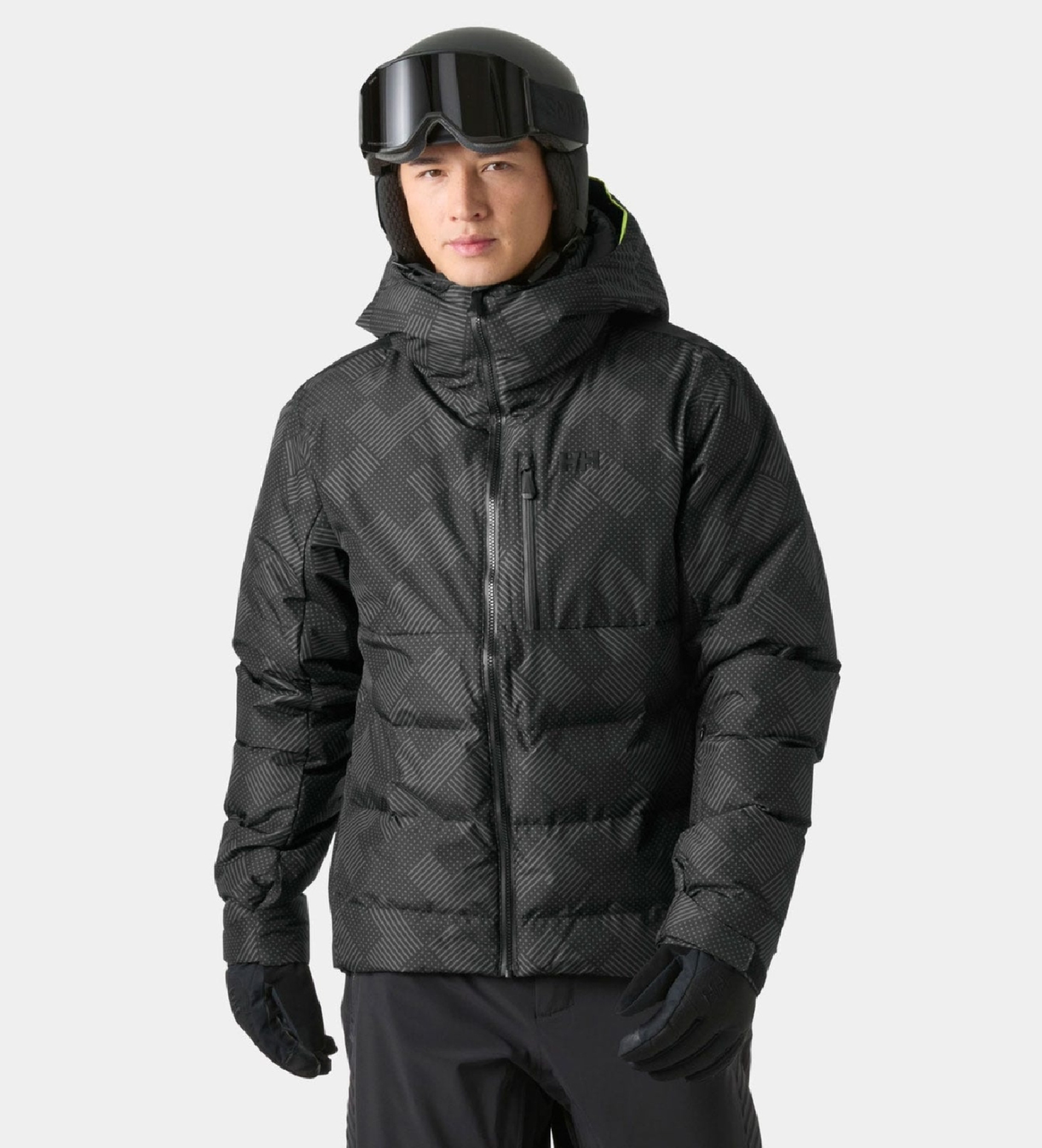 Helly Hansenvoor mannen. 66043 Kvitfjell Race Puffy Ski jas zwart (XL), Casual, Sportief, Polyester, Sneeuw, Buiten