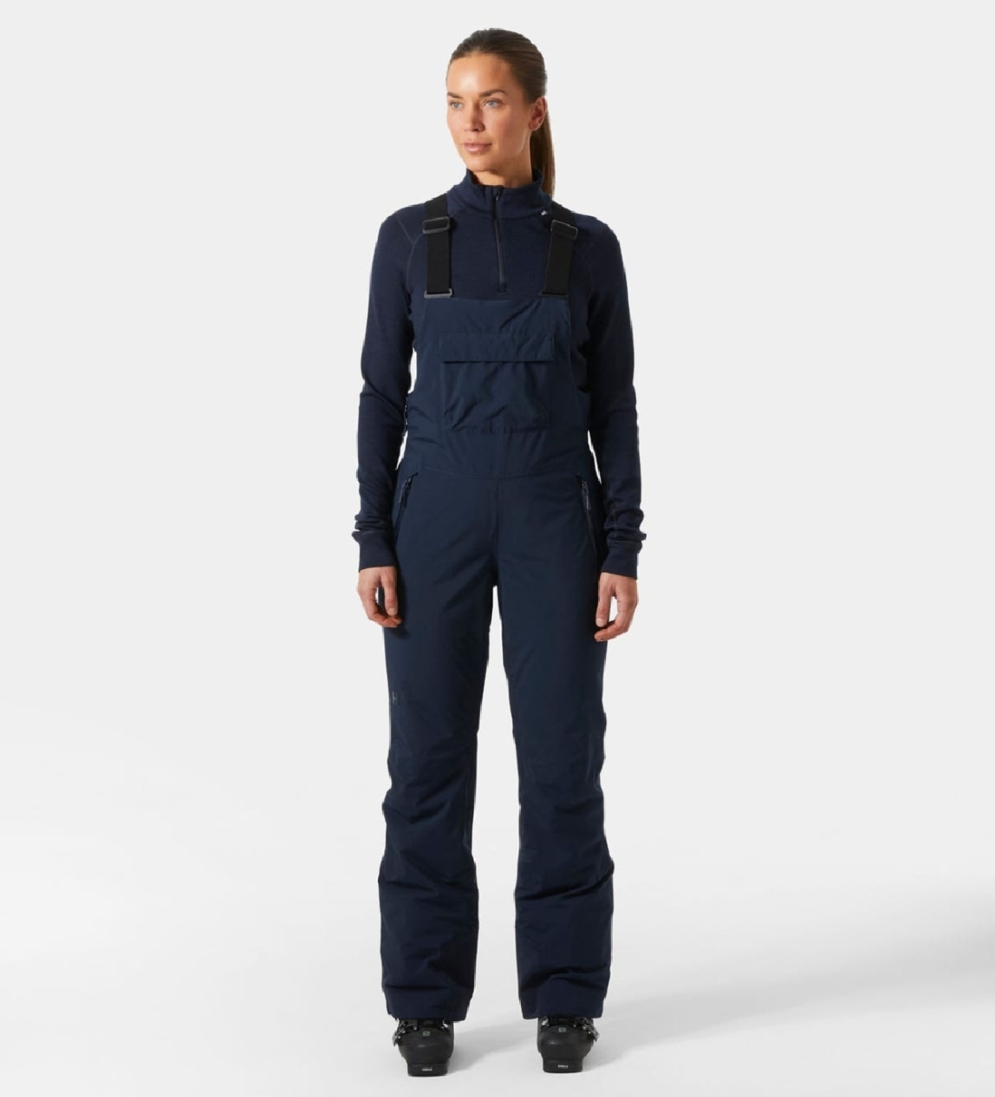 Helly Hansenvoor vrouwen. 65800 Legendary Insulated Bib broek marineblauw (XS), Polyester, Sneeuw, Buiten