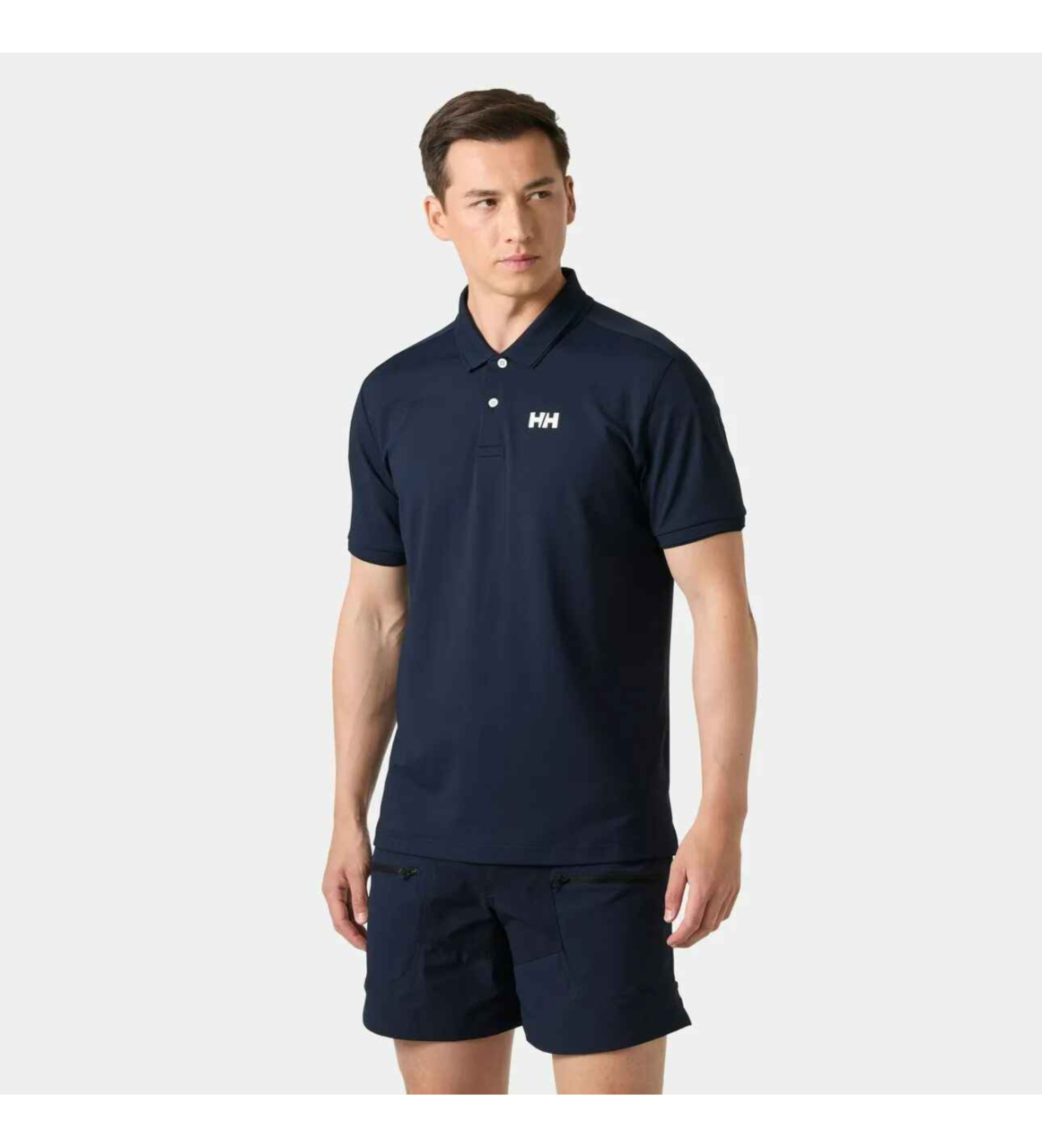 Helly Hansen für Herren. 34544 Polo Hp Salina mairno (L), Lässig, Polyamid, Kurzarm, Marine