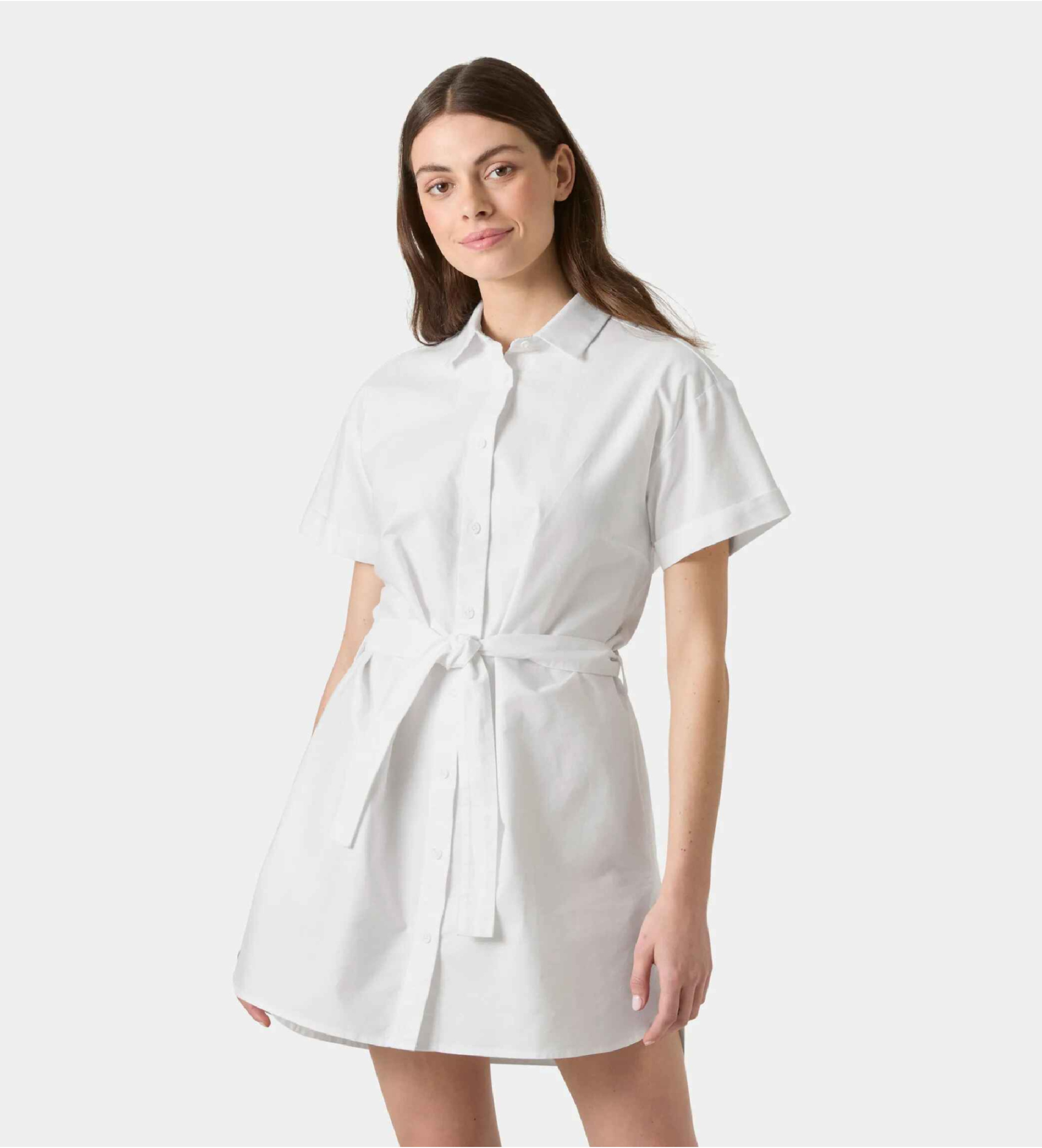 Helly Hansen für Damen. 54566 Vesitdo Sorrento weiß (S), Lässig, Baumwolle, Kurzarm, Rostfreier Stahl