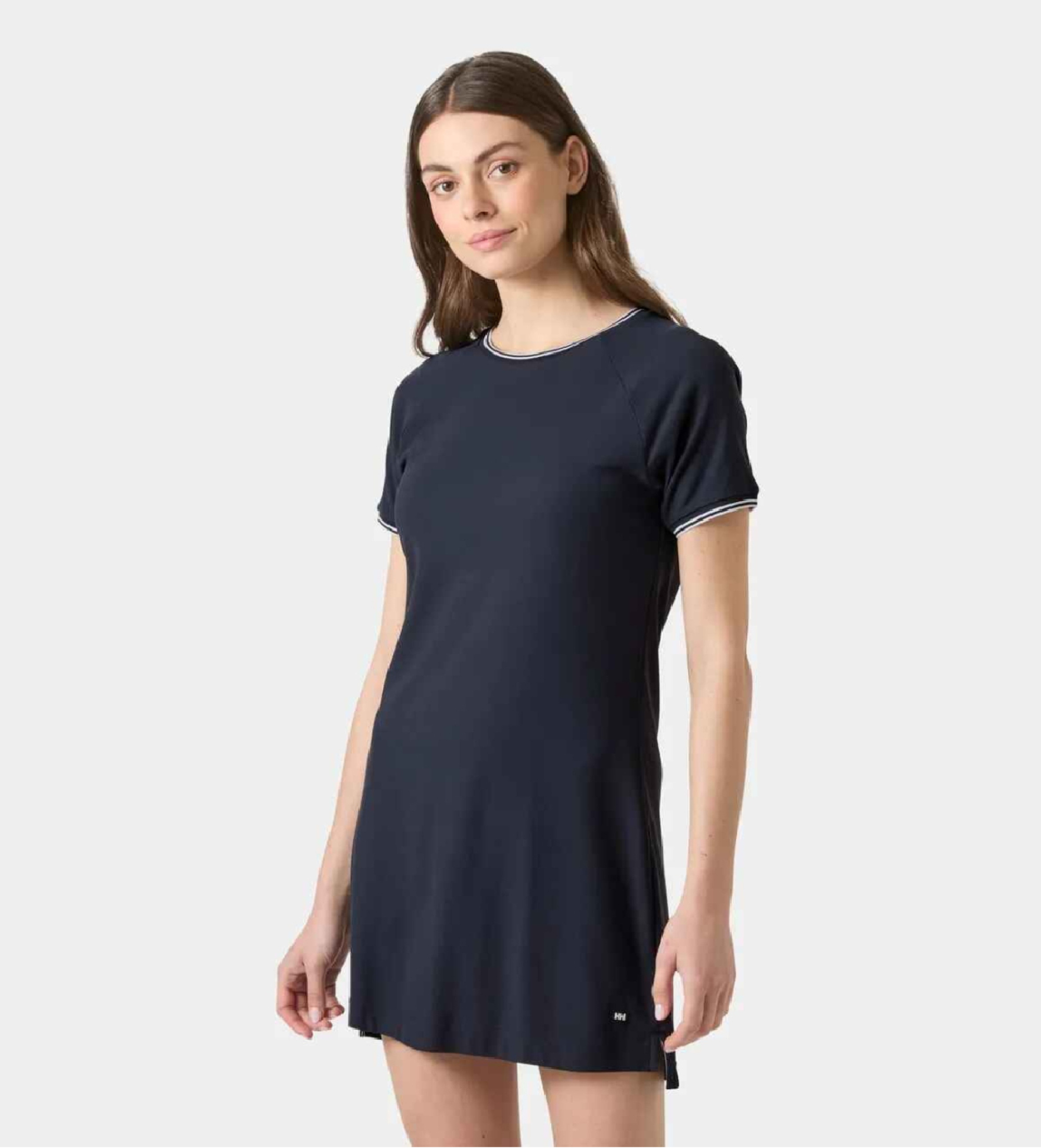 Helly Hansen für Damen. 54616 Portofino navy Kleid (M), Lässig, Polyamid, Kurzarm, Marine