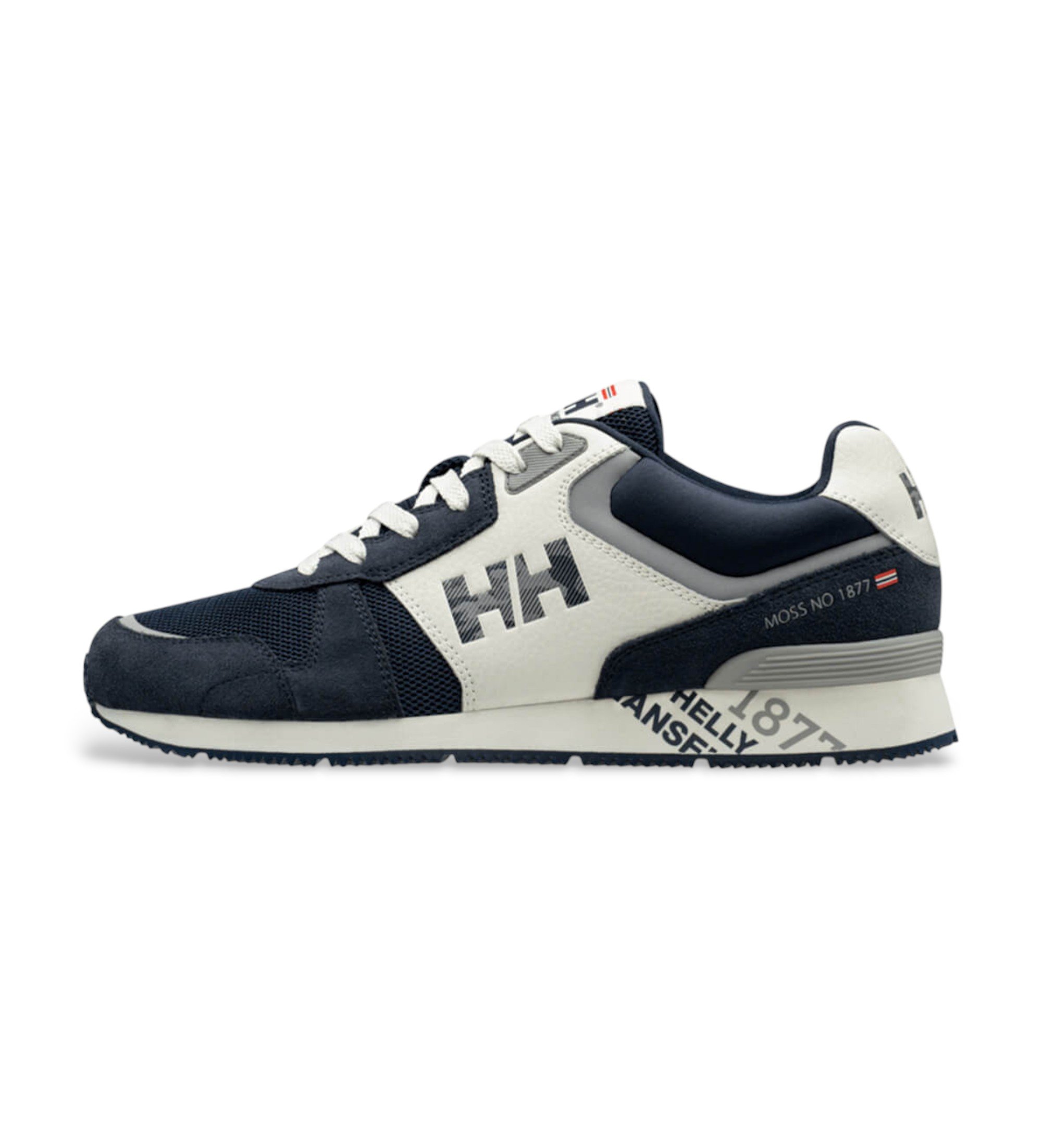 Helly Hansen für Herren. 11994 Anakin navy Leder Turnschuhe (44), Wohnung, Schnürsenkel, Lässig, Marine