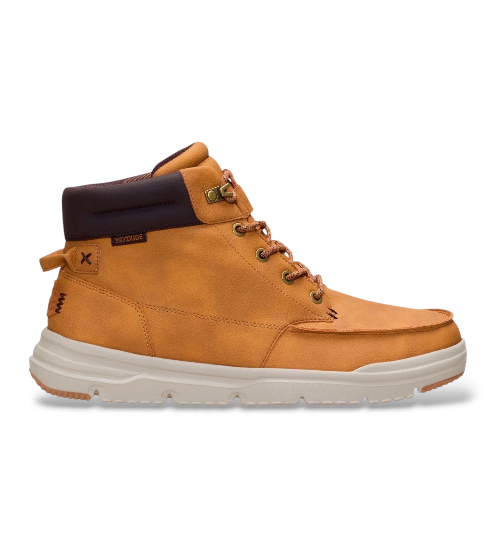 HeyDude für Herren. HD45656 Bradley II Classic Stiefeletten braun (40), Wohnung, Schnürsenkel, Lässig