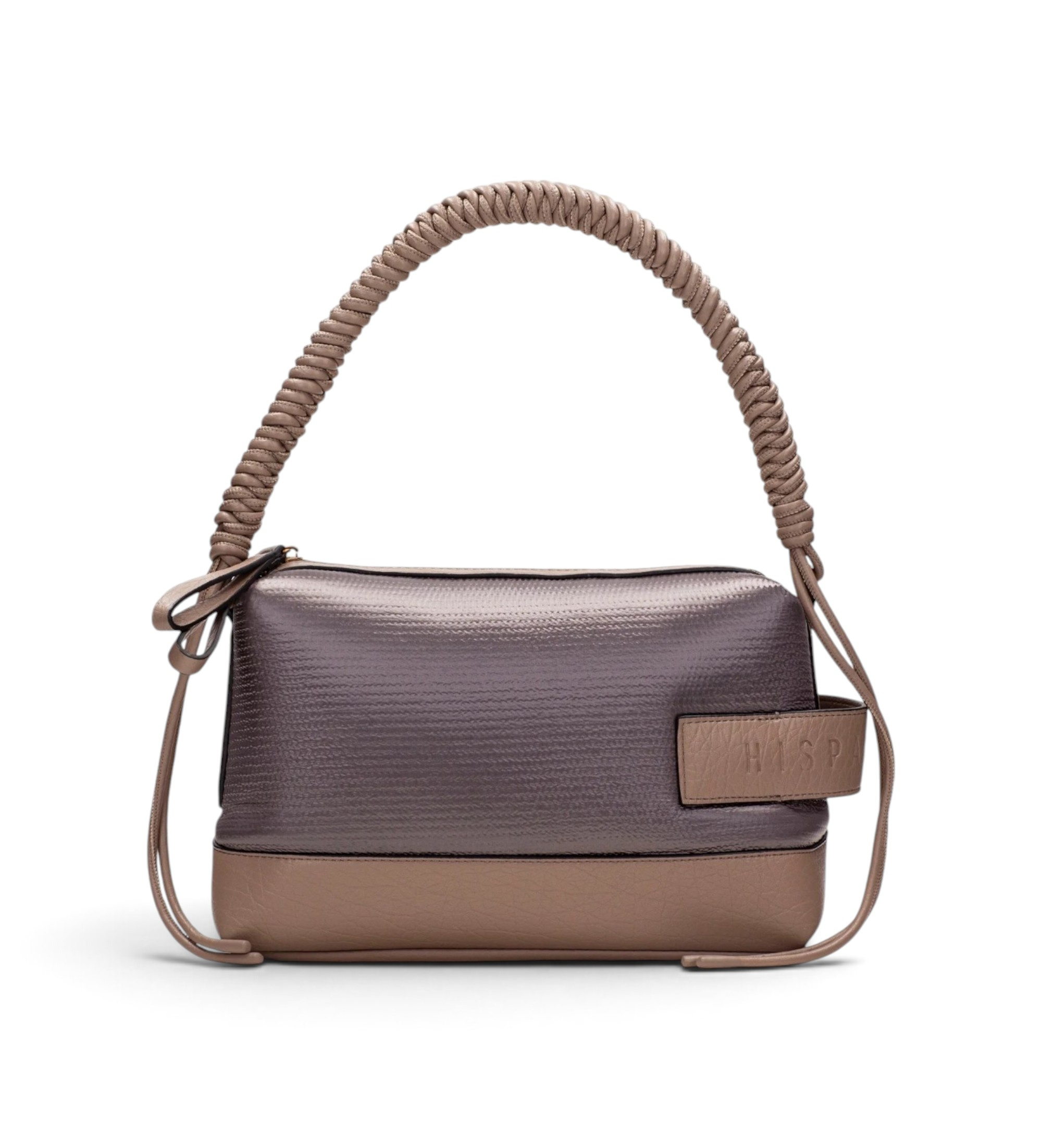 Hispanitas für Damen. BI264947 Kompakte Handtasche taupe (35), Stoff, Lässig, Polyurethan