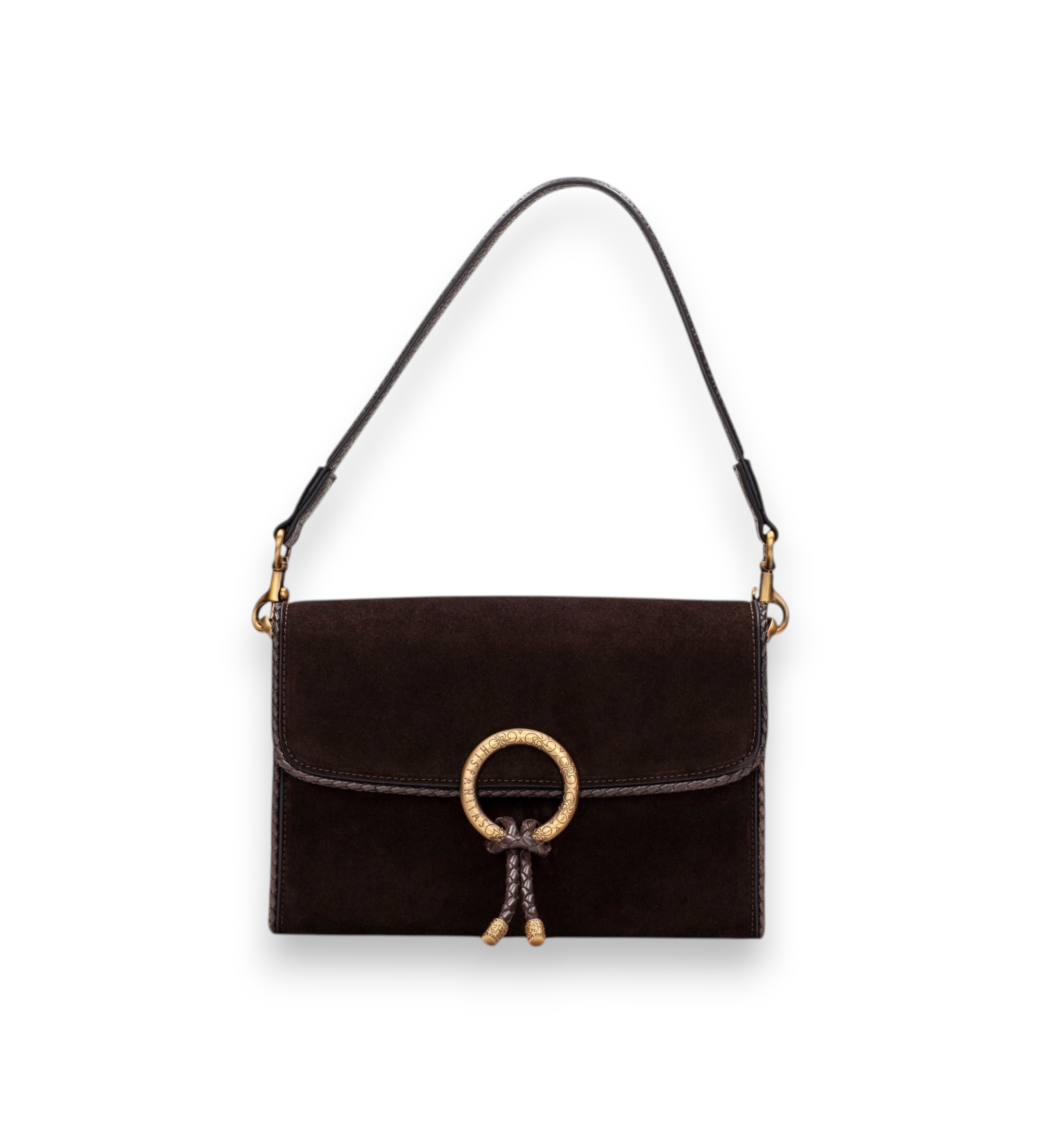 Hispanitas für Damen. BI264945 Weiche Tasche in Braun (35), Lässig, Wildleder