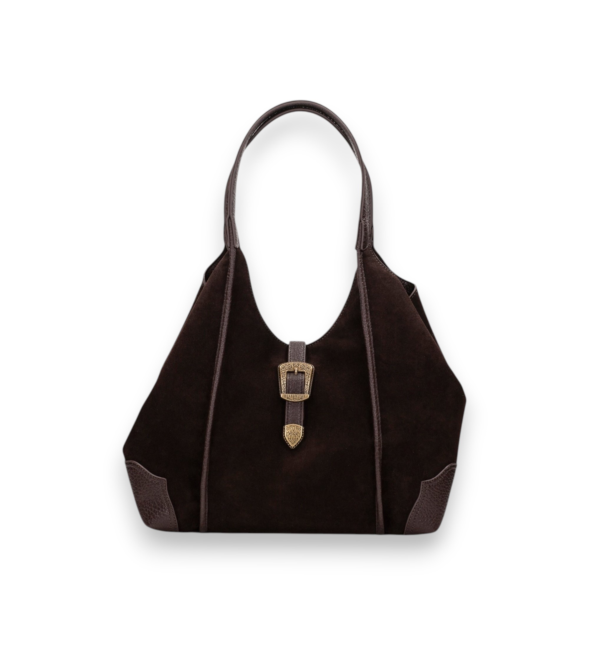 Hispanitas für Damen. BI264939 Braune Lux Tote-Tasche (35), Lässig, Polyurethan