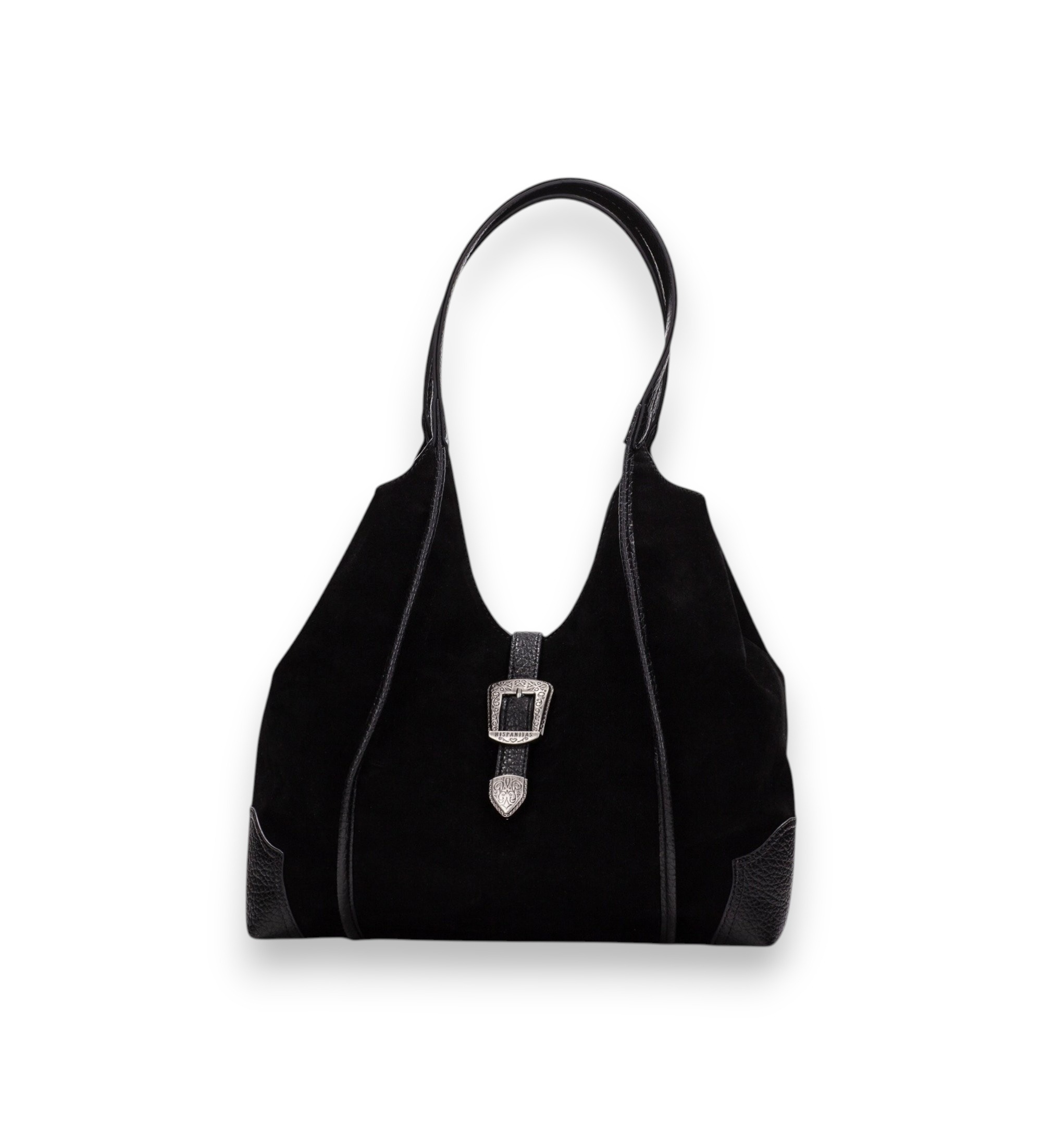 Hispanitas für Damen. BI264939 Schwarze Lux Tote-Tasche (35), Lässig, Polyurethan