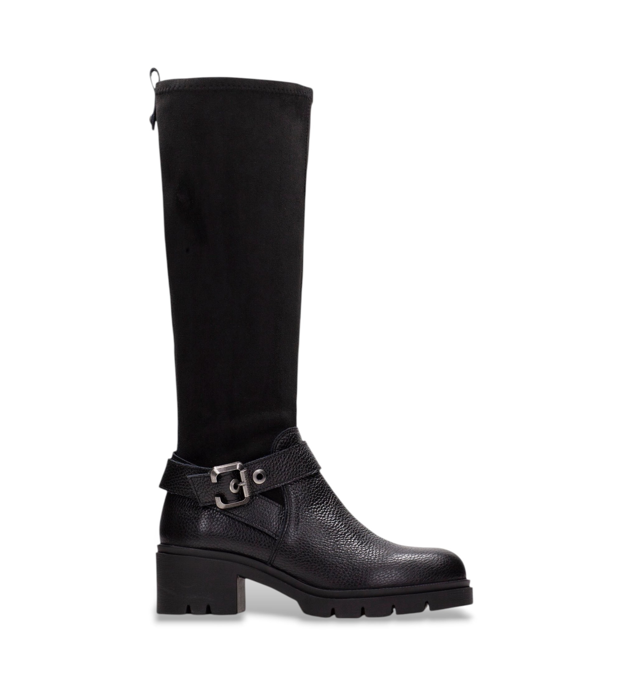Hispanitasvoor vrouwen. HI265197 Zwarte Chicago leren laarzen (39), Leer, 5 tot 8 cm, Ritssluiting, Casual