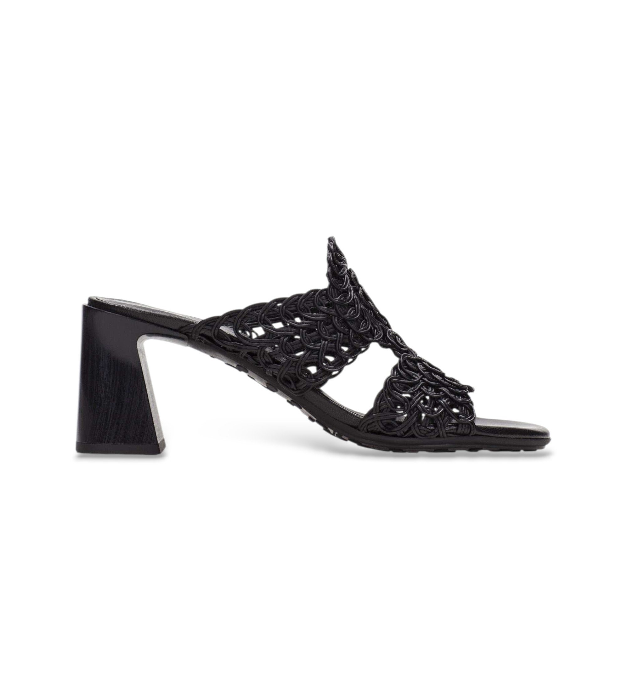 Hispanitas für Damen. HV264792 Schwarze Orchidee Sandalen (38), 5 bis 8 cm, Keine, Lässig, Party