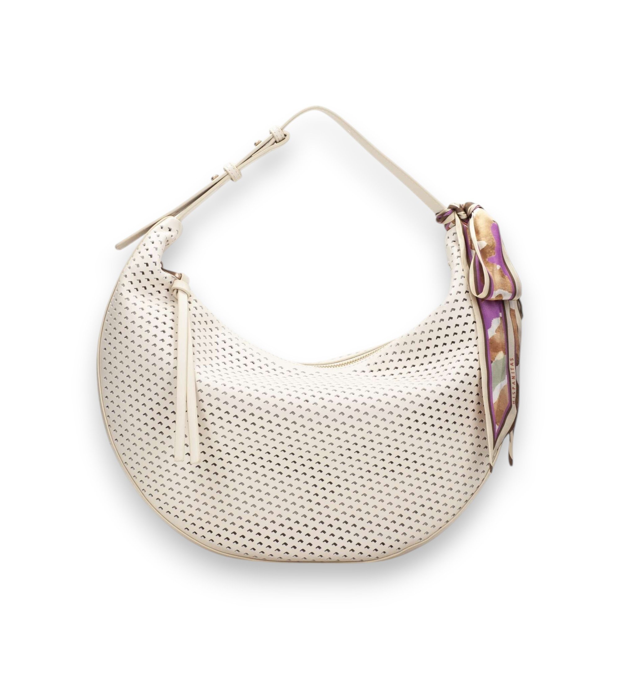 Hispanitas für Damen. BV264540 Beige Handtaschen Handtasche (OSFA), Weiß, Lässig, Polyurethan
