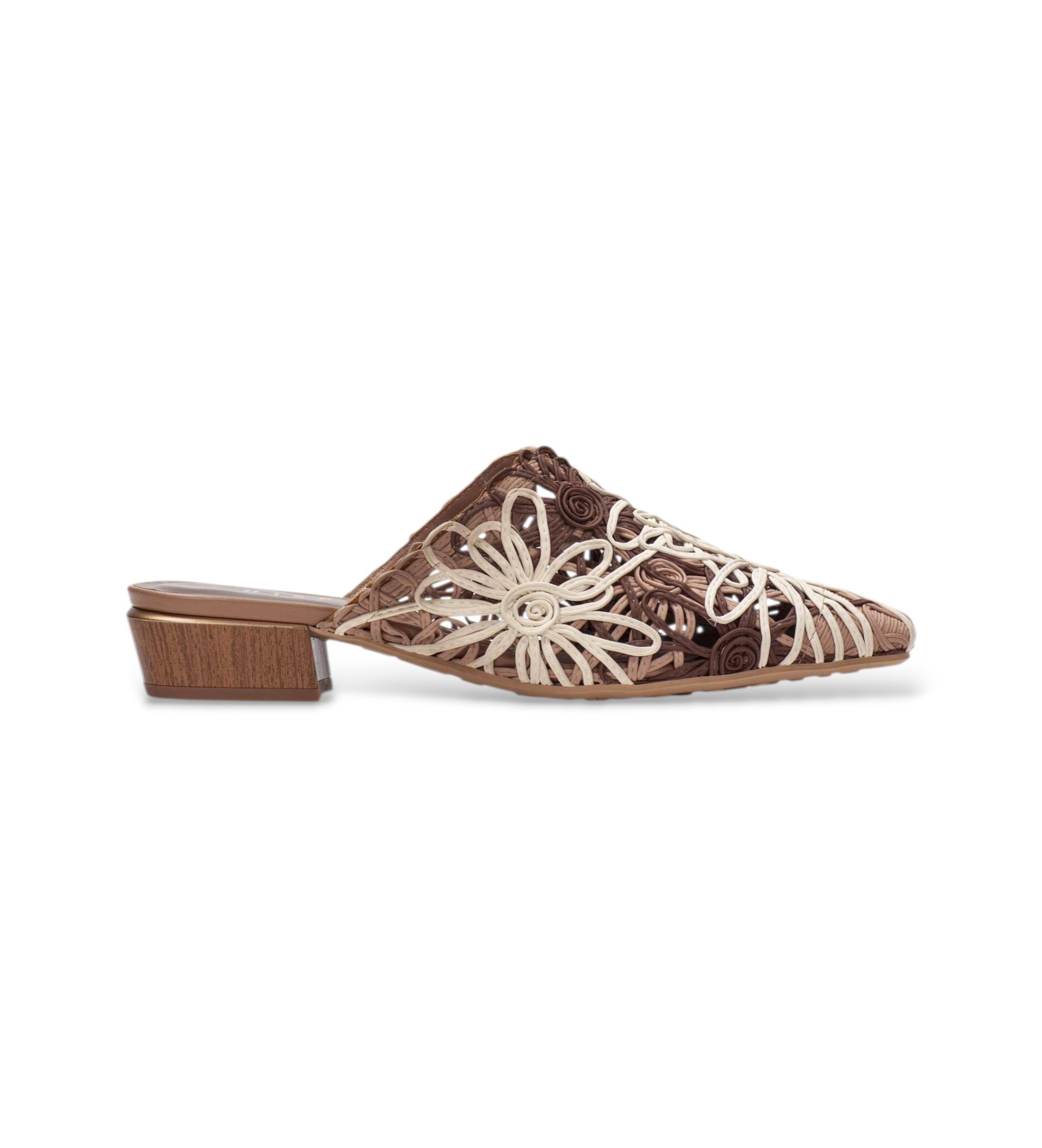 Hispanitas für Damen. HV264840 Braune Azucena-Schuhe (39), Wohnung, 1 bis 3 cm, Keine, Lässig