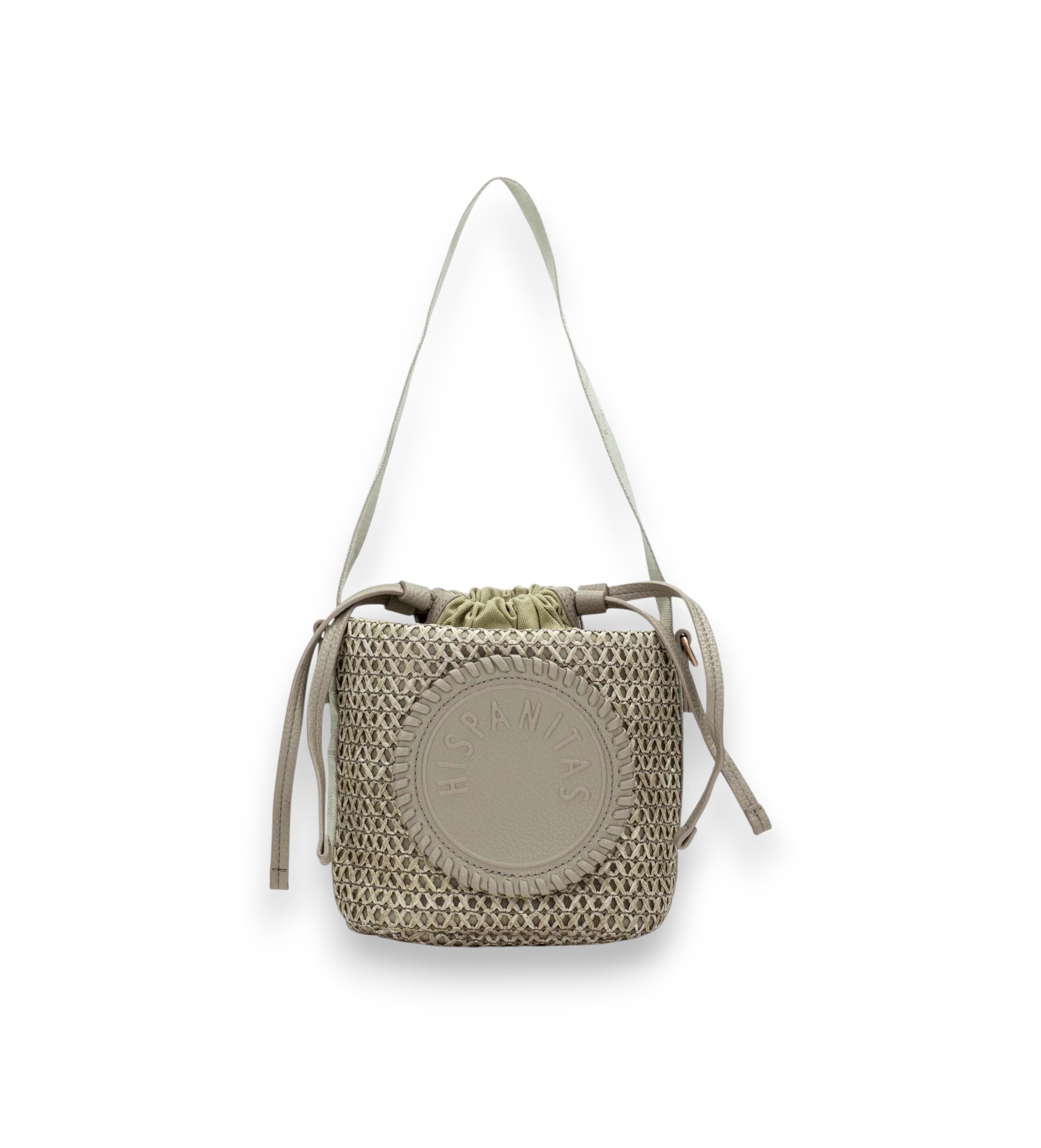 Hispanitas für Damen. BV264541 Handtaschen grüne Handtaschen (OSFA), Lässig, Polyurethan