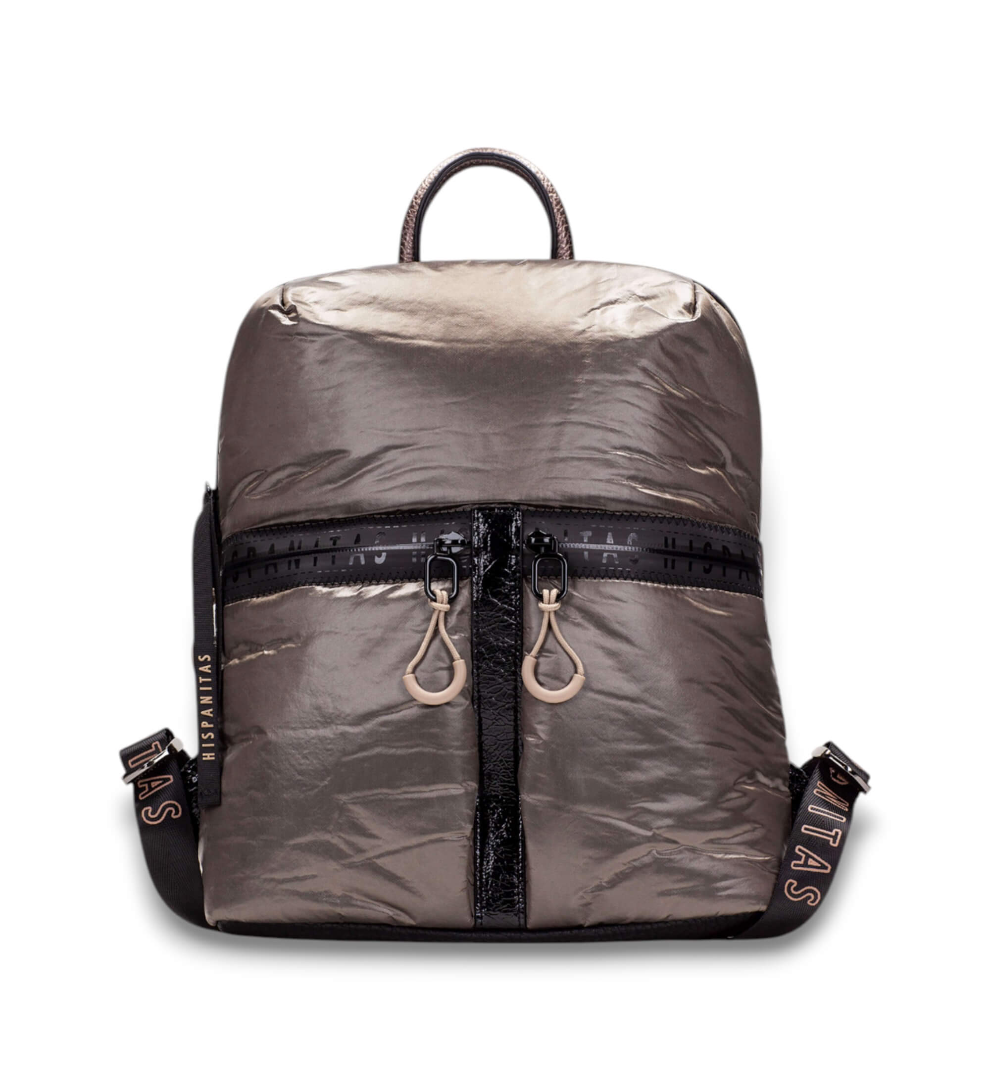 Hispanitas für Damen. BI254159 Samba Met Rucksack grau (OSFA), Lässig, Polyurethan