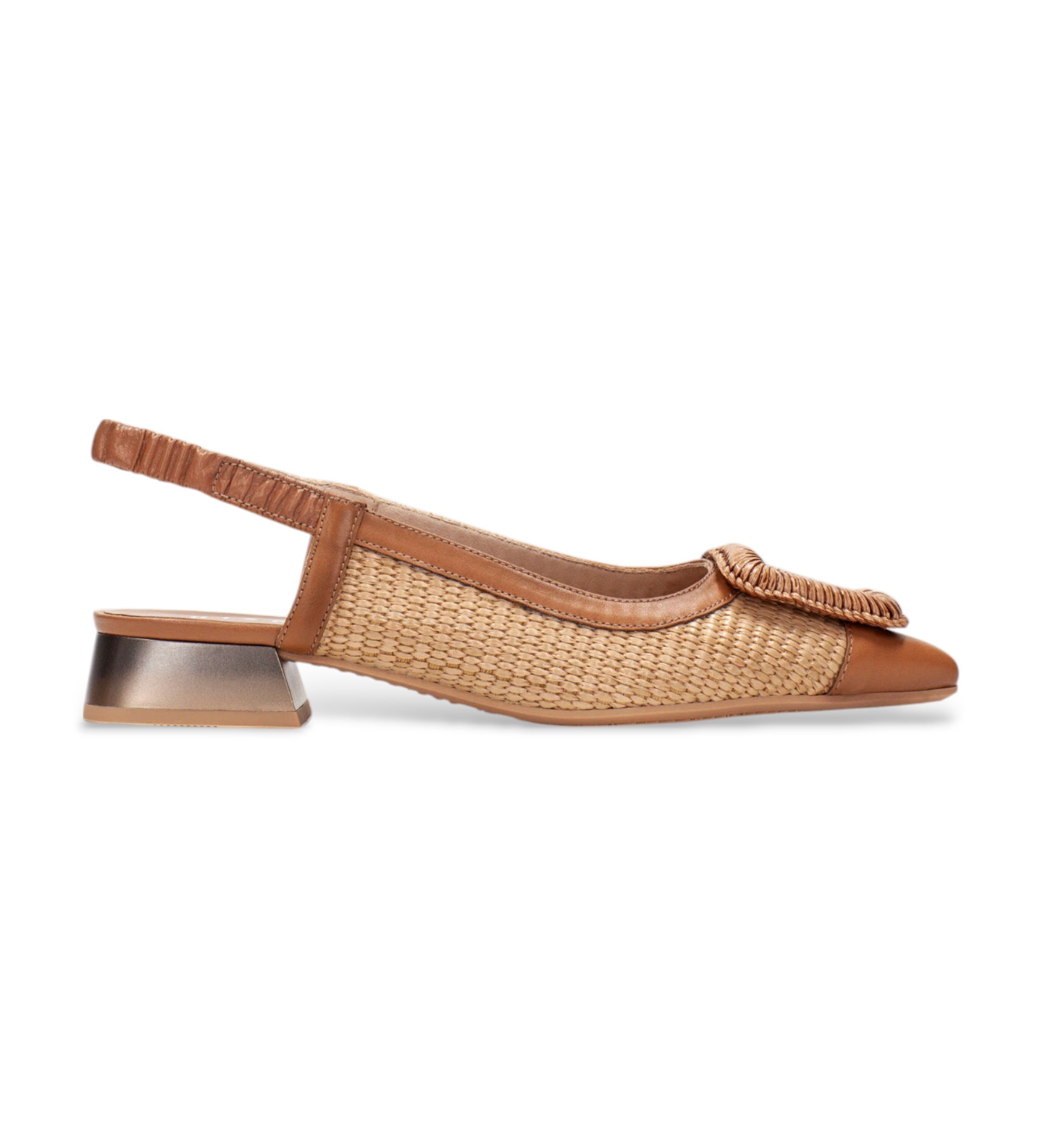 Hispanitas für Damen. RHV254046 Braune Dali-Ballerinas (35), Leder, 1 bis 3 cm, Keine, Lässig