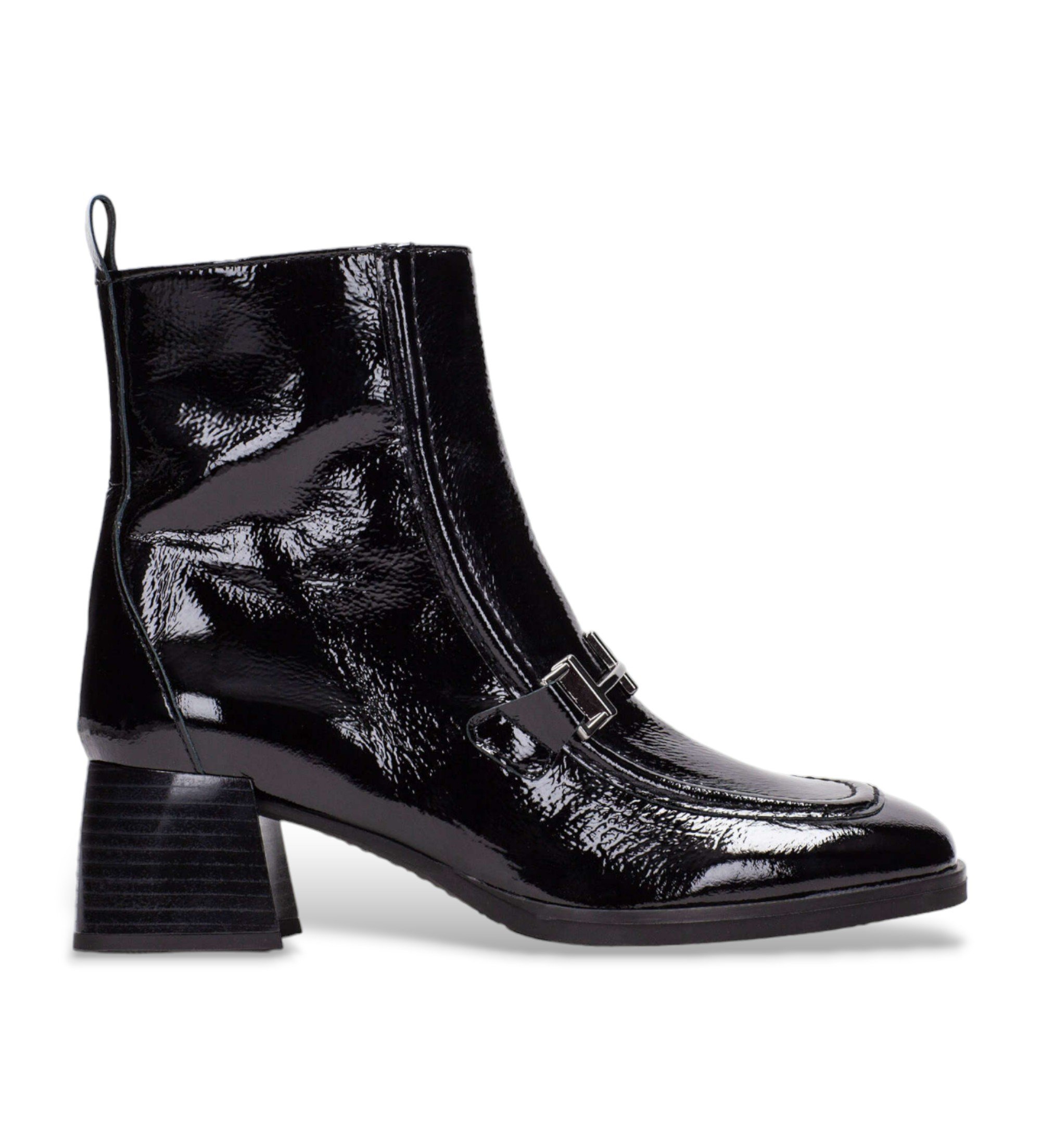 Hispanitas für Damen. HI243727 Rio Lederstiefelette schwarz (37), 3 bis 5 cm, Reißverschluss, Lässig